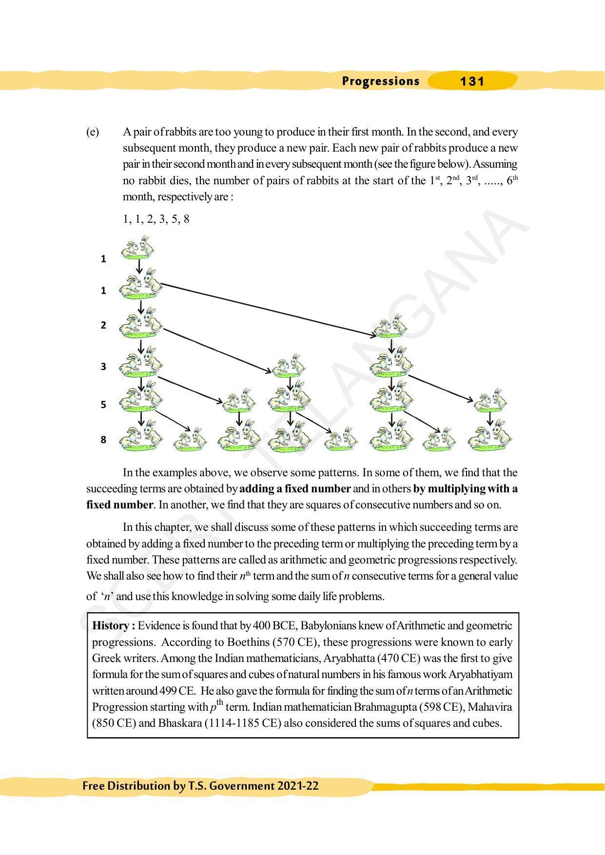 TS SCERT Class 10 Maths (English Medium) Text Book - Page 141