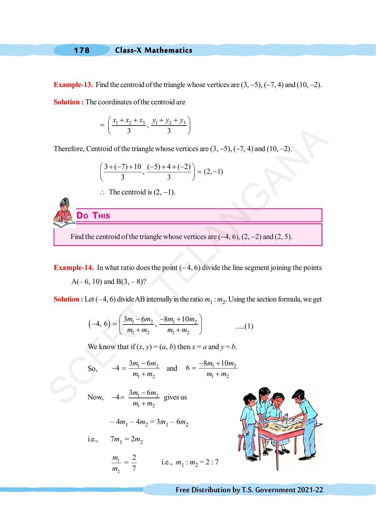 TS SCERT Class 10 Maths (English Medium) Text Book - Page 188