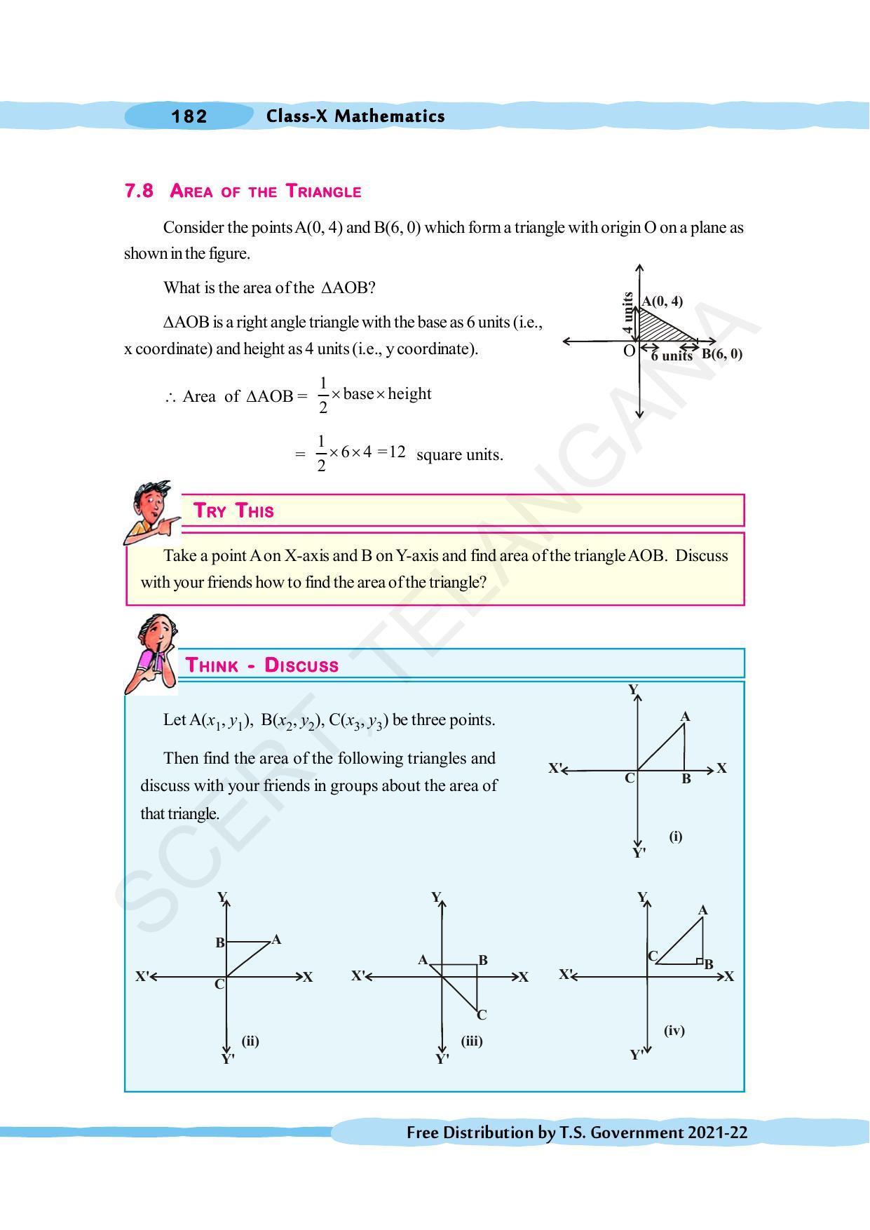 TS SCERT Class 10 Maths (English Medium) Text Book - Page 192