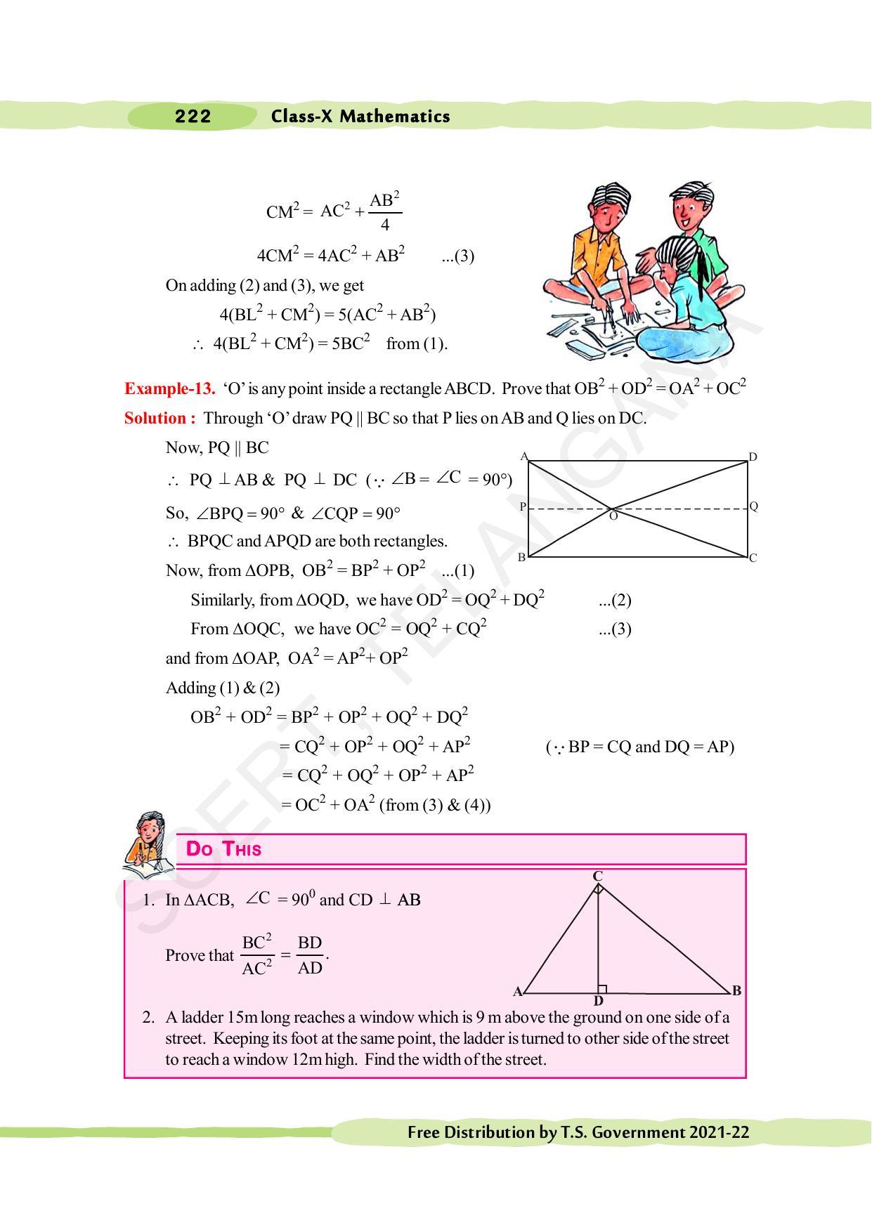 TS SCERT Class 10 Maths (English Medium) Text Book - Page 232