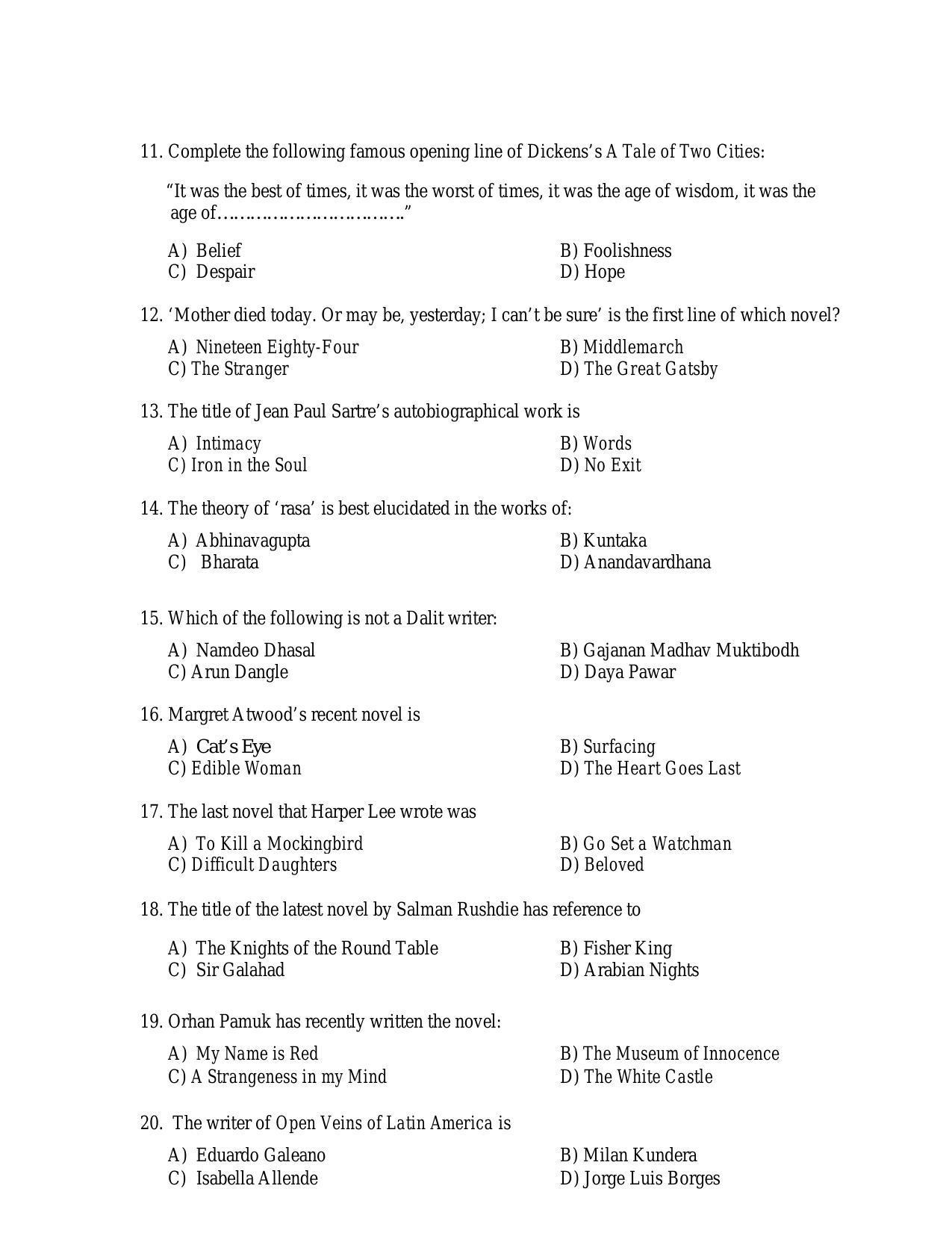 PU MPET Chinese 2016 Question Paper - Page 7