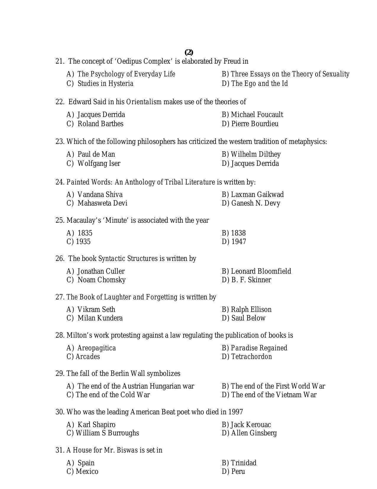 PU MPET Chinese 2016 Question Paper - Page 8