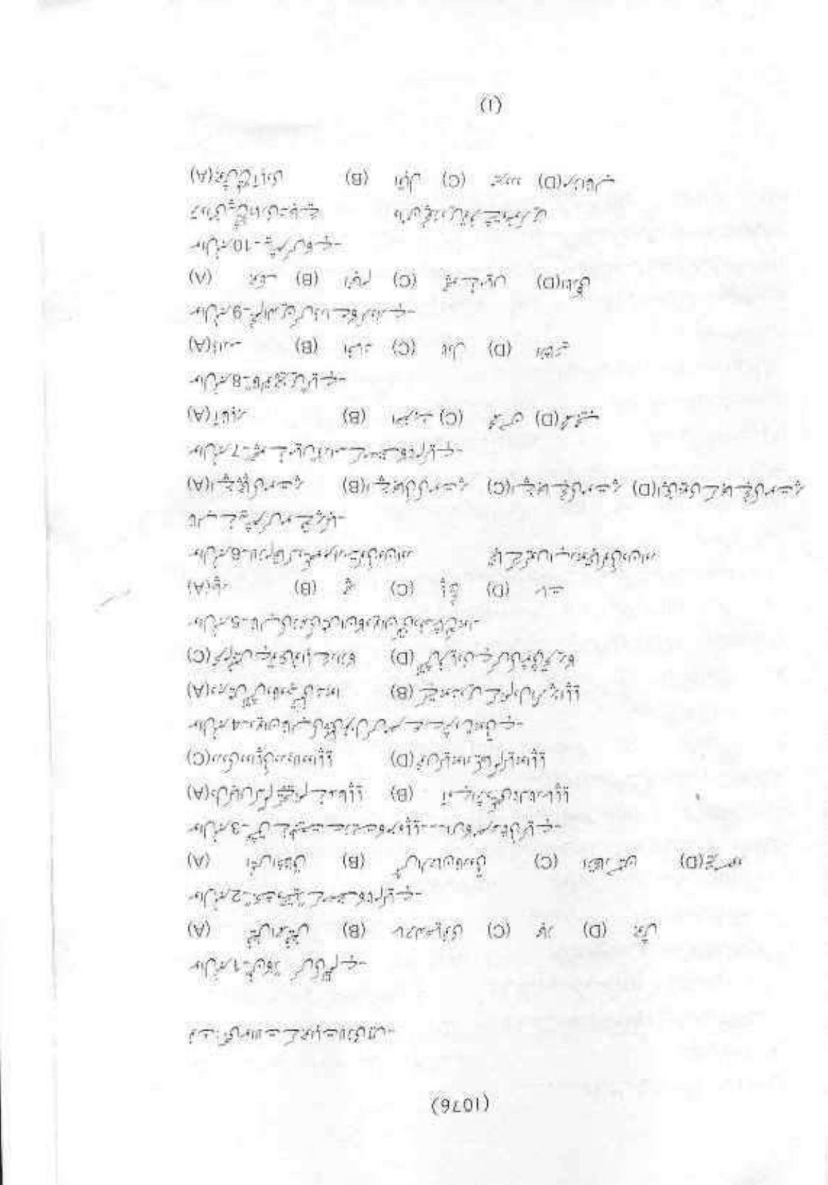 PU MPET Chinese 2016 Question Paper - Page 40