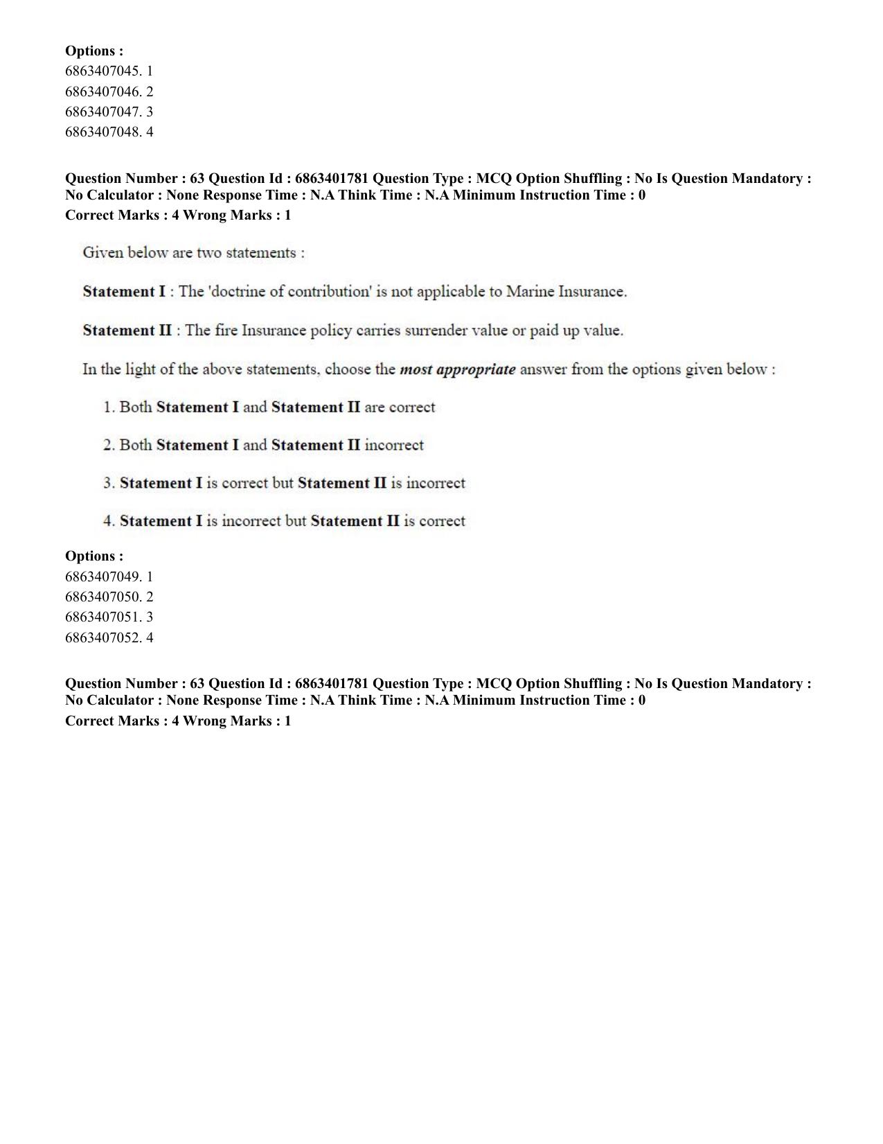 CUET PG 2023: COQP08 – Commerce (Eng.)-Shift 2 (05-06-2023) Question Paper - Page 66