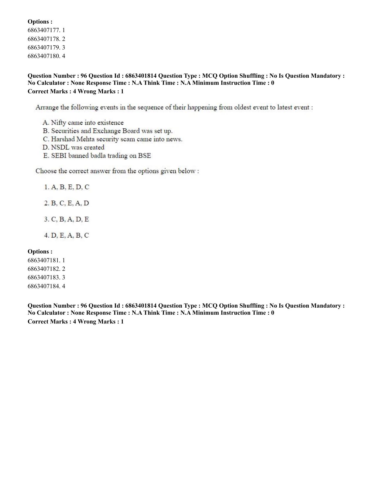 CUET PG 2023: COQP08 – Commerce (Eng.)-Shift 2 (05-06-2023) Question Paper - Page 99