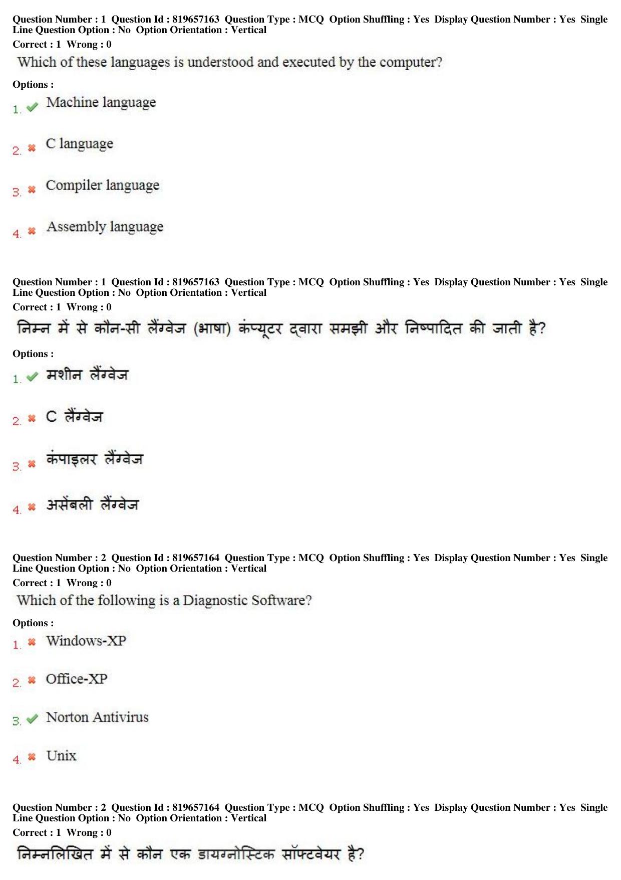 MP CPCT 18th June 2018 English Question Paper Shift 1 - Page 2