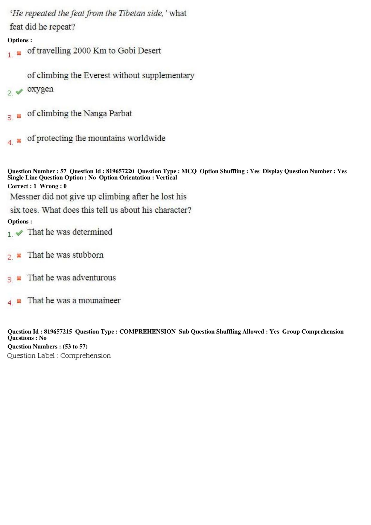 MP CPCT 18th June 2018 English Question Paper Shift 1 - Page 38