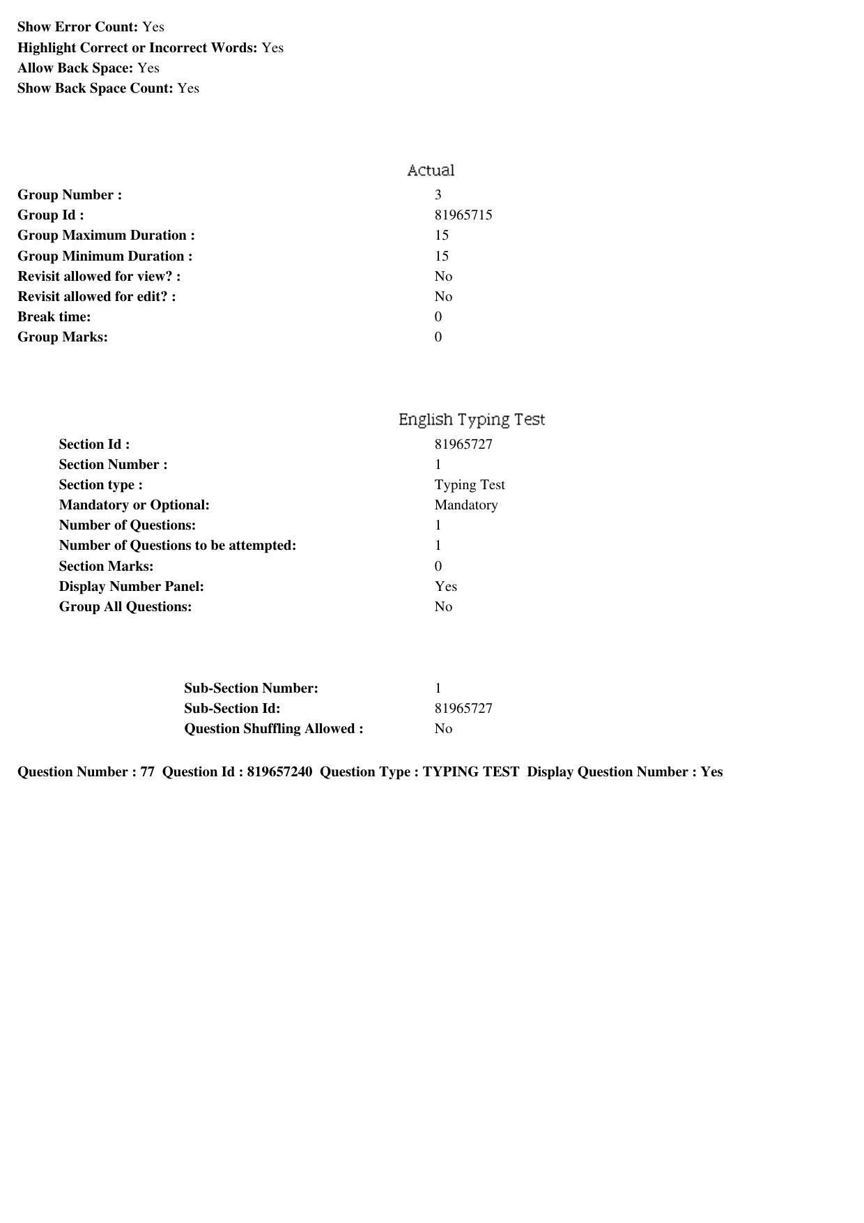 MP CPCT 18th June 2018 English Question Paper Shift 1 - Page 56