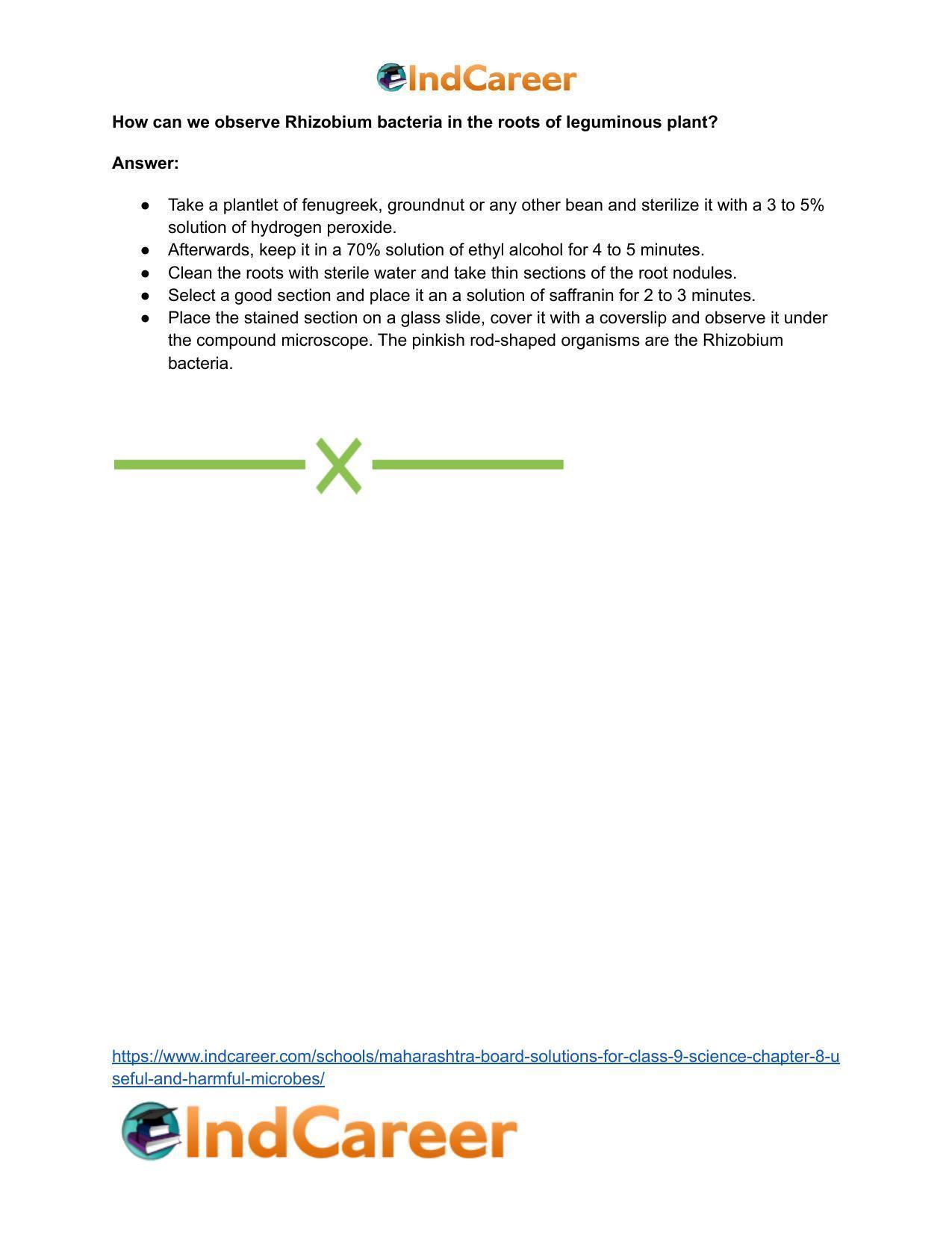 Maharashtra Board Solutions for Class 9- Science: Chapter 8- Useful and Harmful Microbes - Page 39