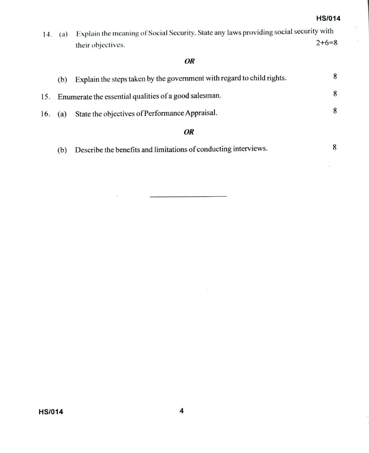 MBSE HSLC/Class 10 2021 Question Paper - Page 21