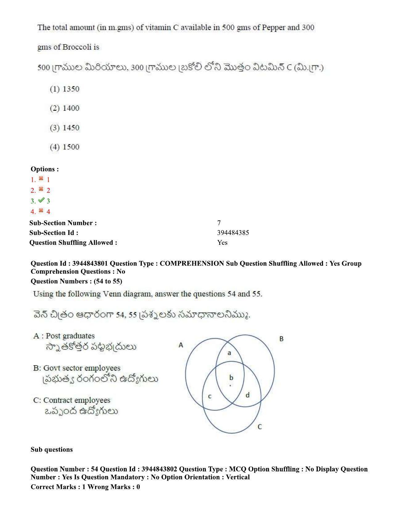 TS ICET 2020 Question Paper 1 - Oct 1, 2020 - Page 40