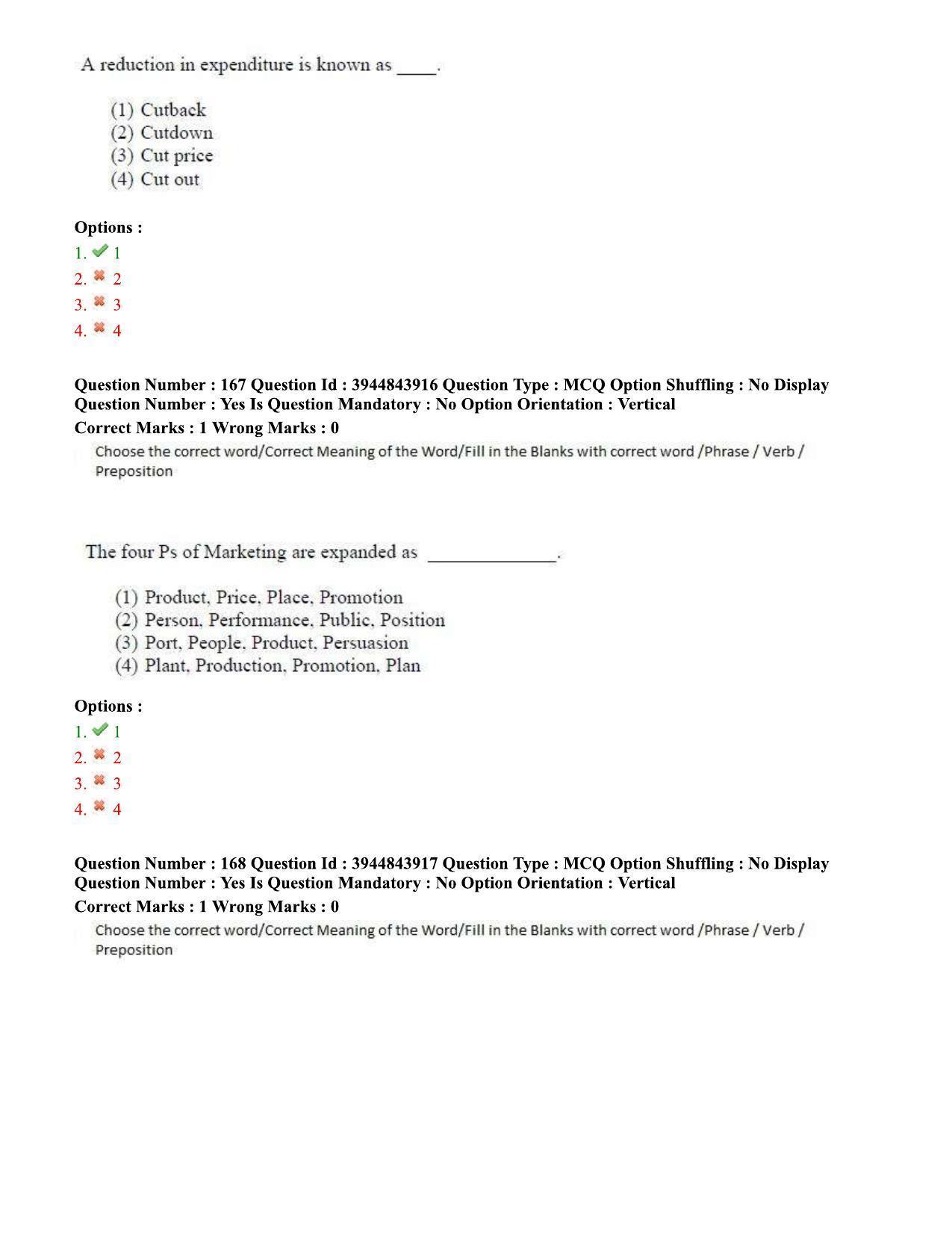 TS ICET 2020 Question Paper 1 - Oct 1, 2020 - Page 125