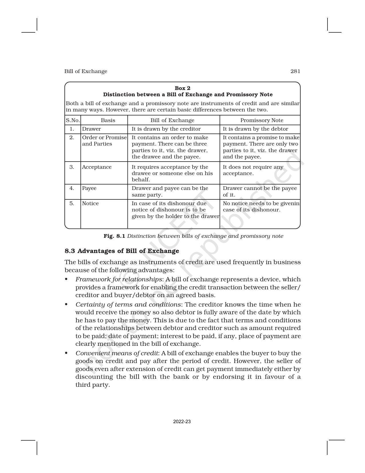 NCERT Book for Class 11 Accountancy (Part-I) Chapter 8 Bills of Exchange - Page 5