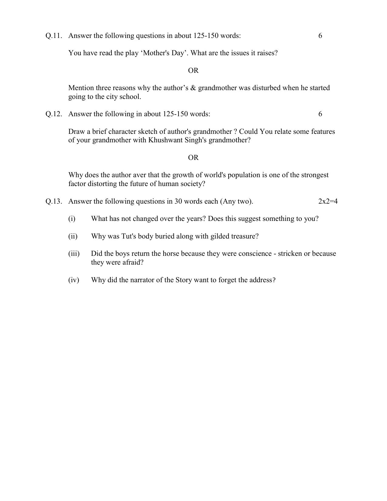HPBOSE Class 11th English Sample Question Papers 2025 - Page 7