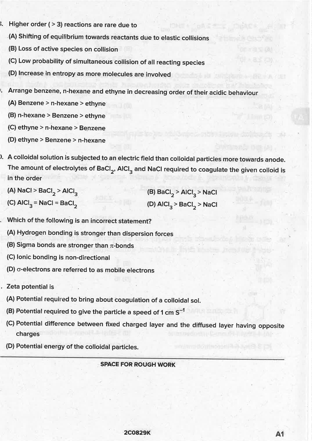 KCET 2021 Chemistry Question Paper - Page 10