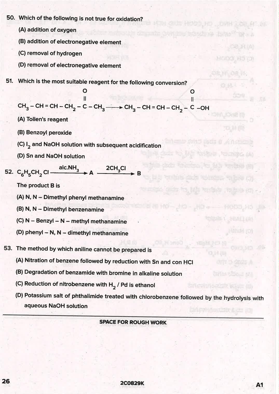 KCET 2021 Chemistry Question Paper - Page 26