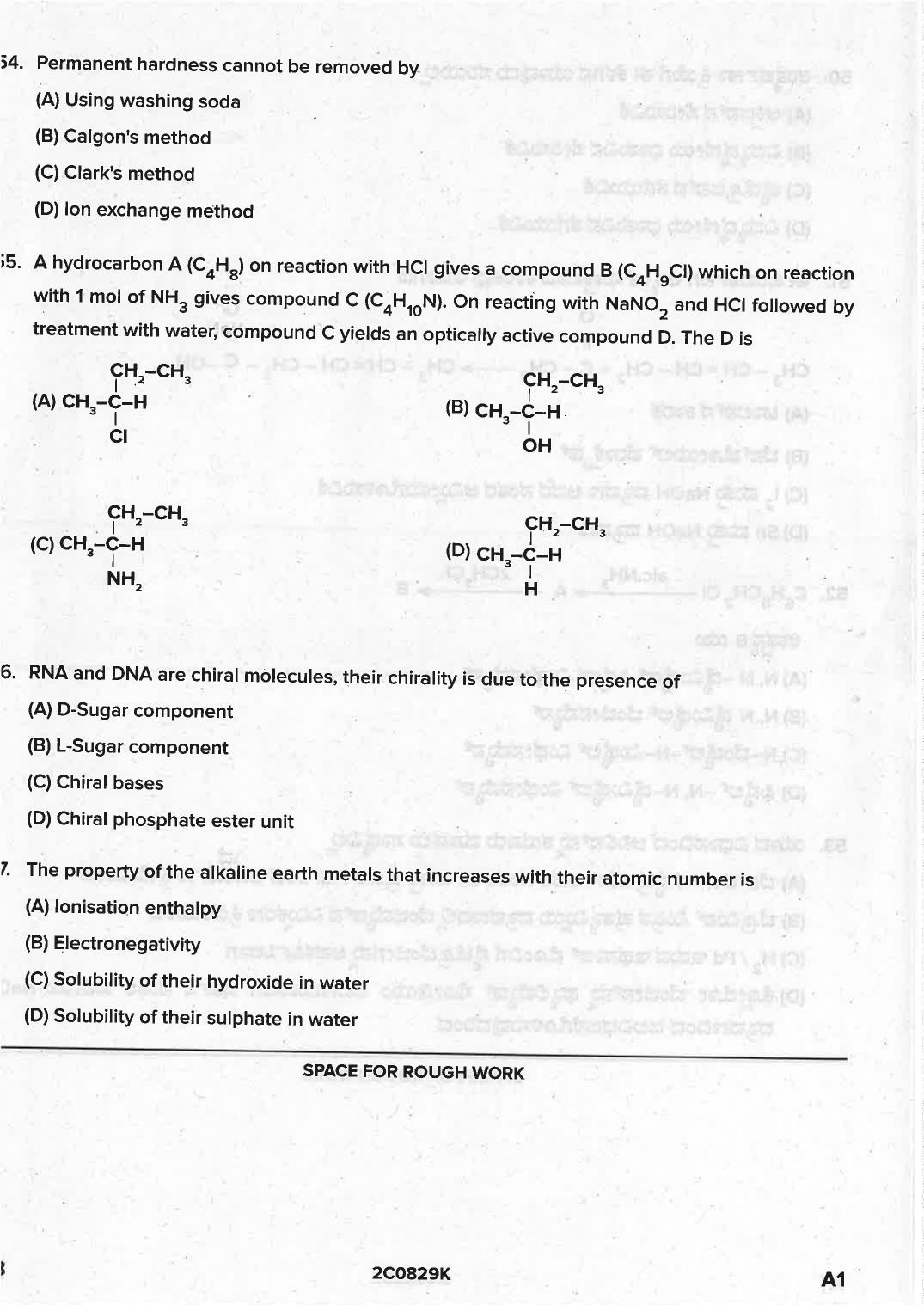 KCET 2021 Chemistry Question Paper - Page 28