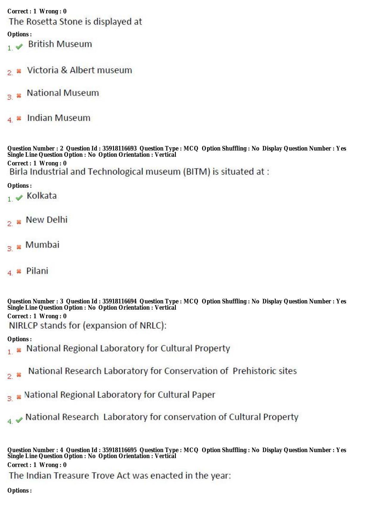 TS CPGET 2018 PGD in Museology (Shift 3) Question Paper with Answer Key - Page 2