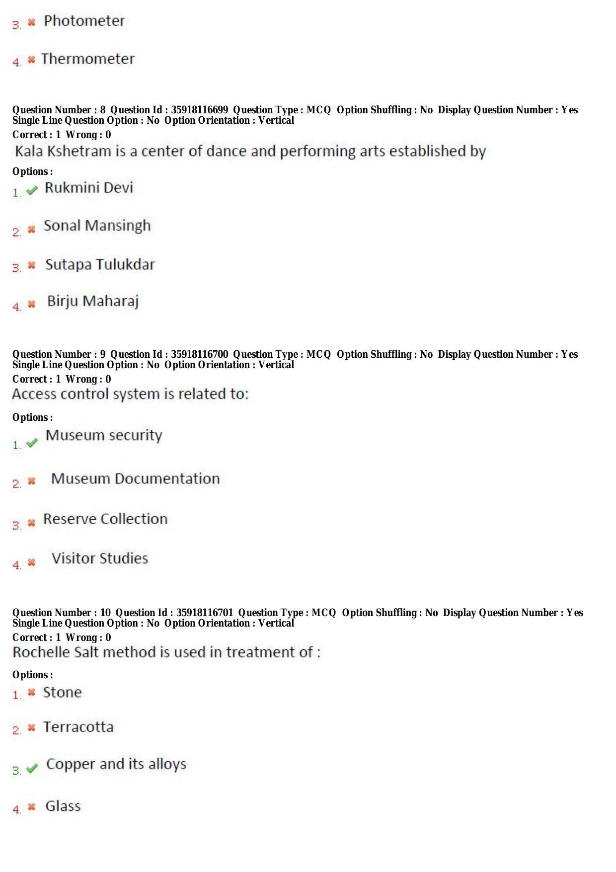 TS CPGET 2018 PGD in Museology (Shift 3) Question Paper with Answer Key - Page 4