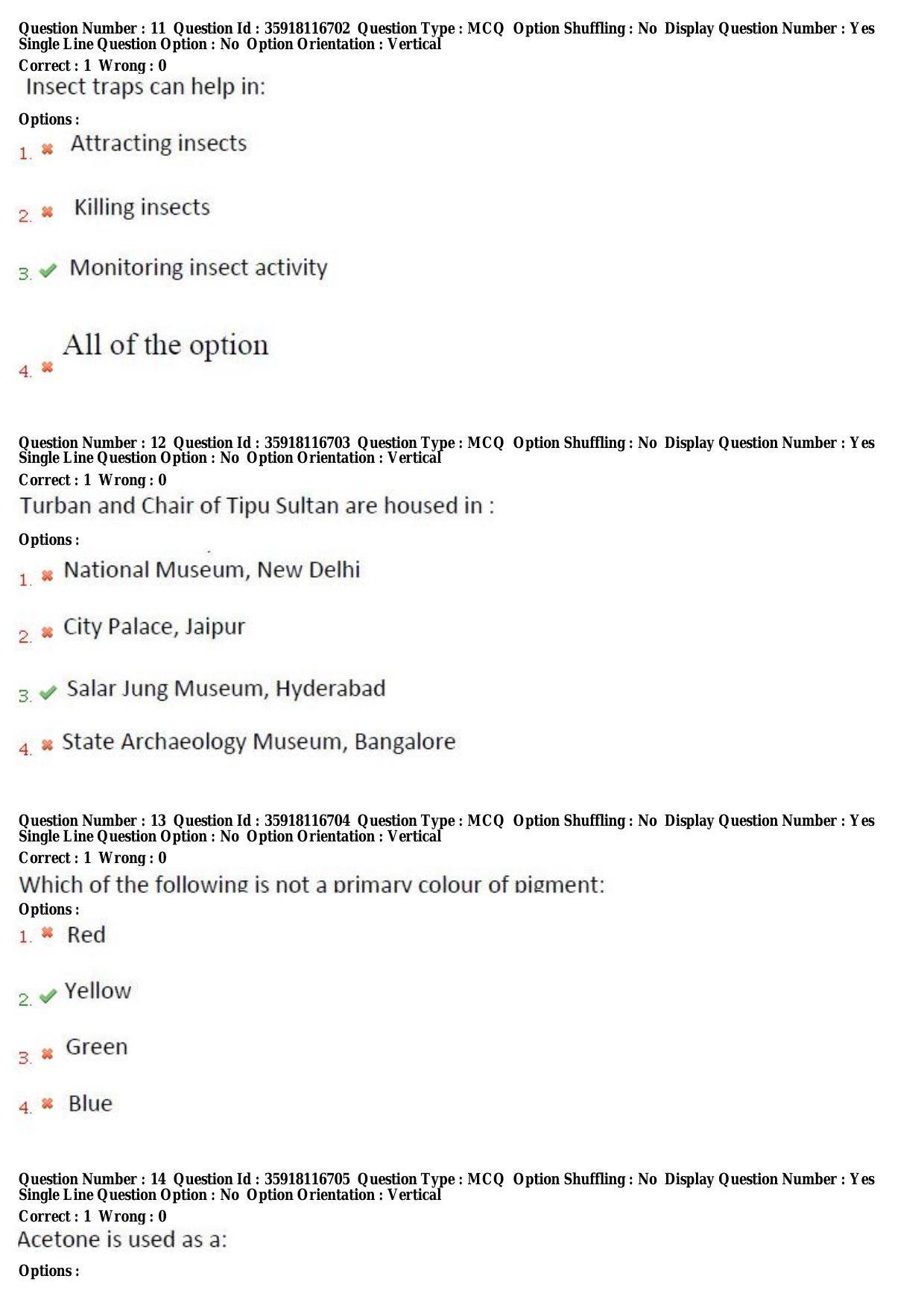TS CPGET 2018 PGD in Museology (Shift 3) Question Paper with Answer Key - Page 5