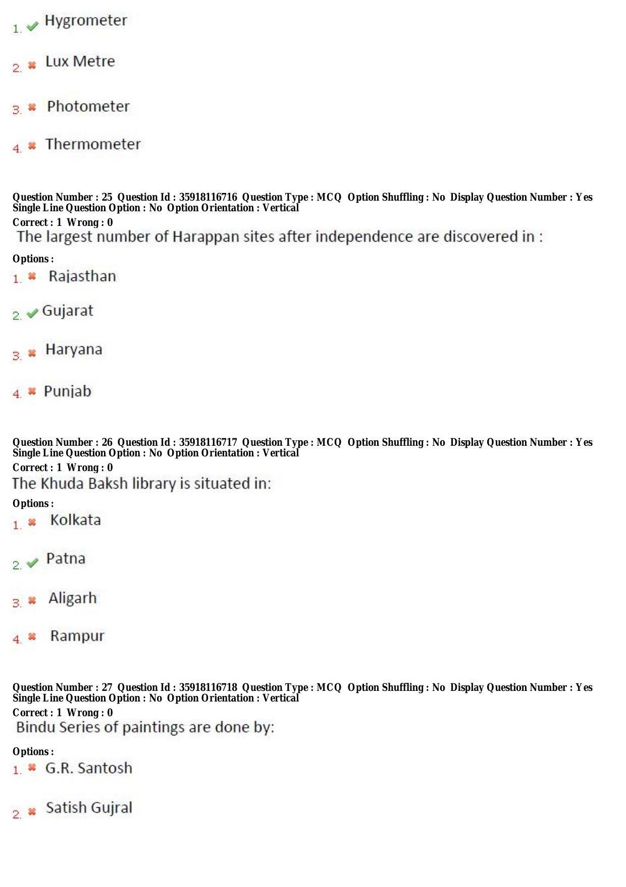 TS CPGET 2018 PGD in Museology (Shift 3) Question Paper with Answer Key - Page 9