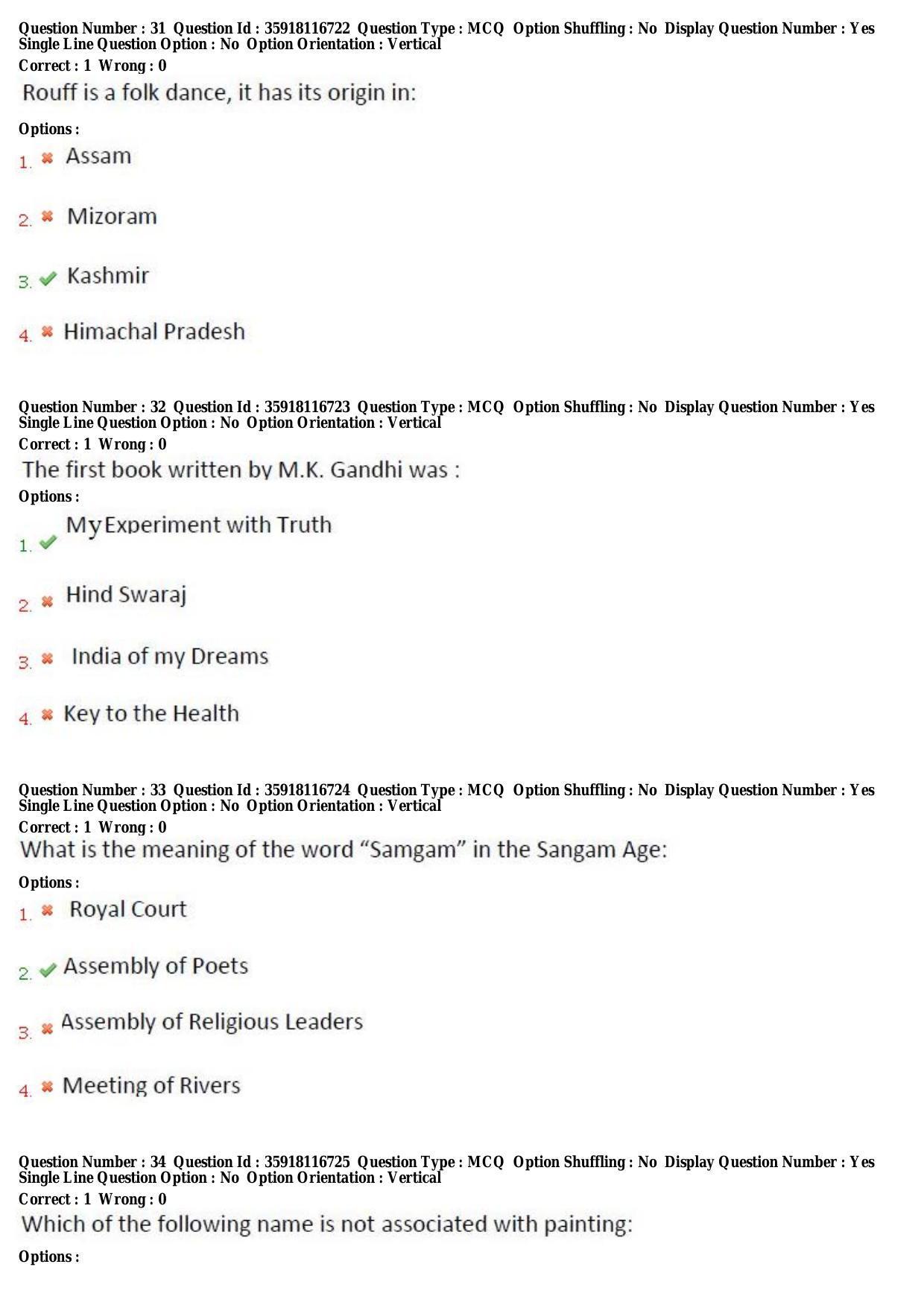 TS CPGET 2018 PGD in Museology (Shift 3) Question Paper with Answer Key - Page 11