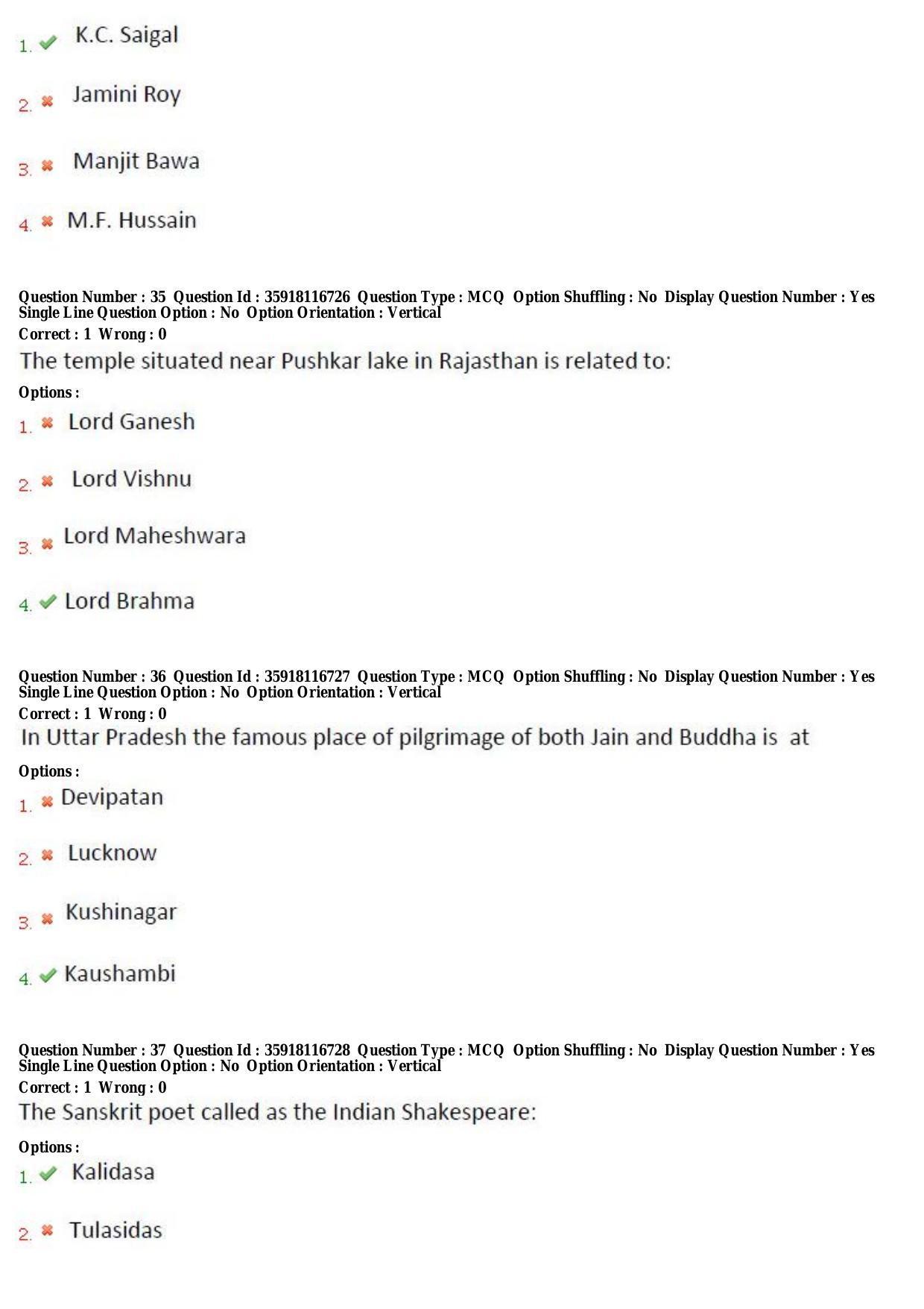 TS CPGET 2018 PGD in Museology (Shift 3) Question Paper with Answer Key - Page 12
