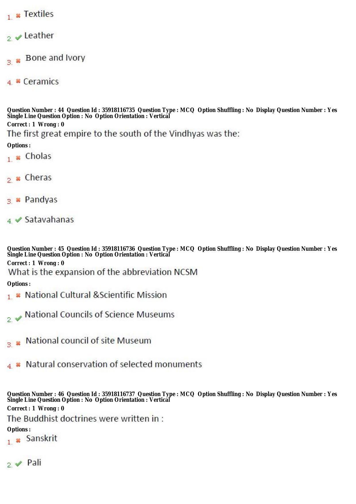 TS CPGET 2018 PGD in Museology (Shift 3) Question Paper with Answer Key - Page 15