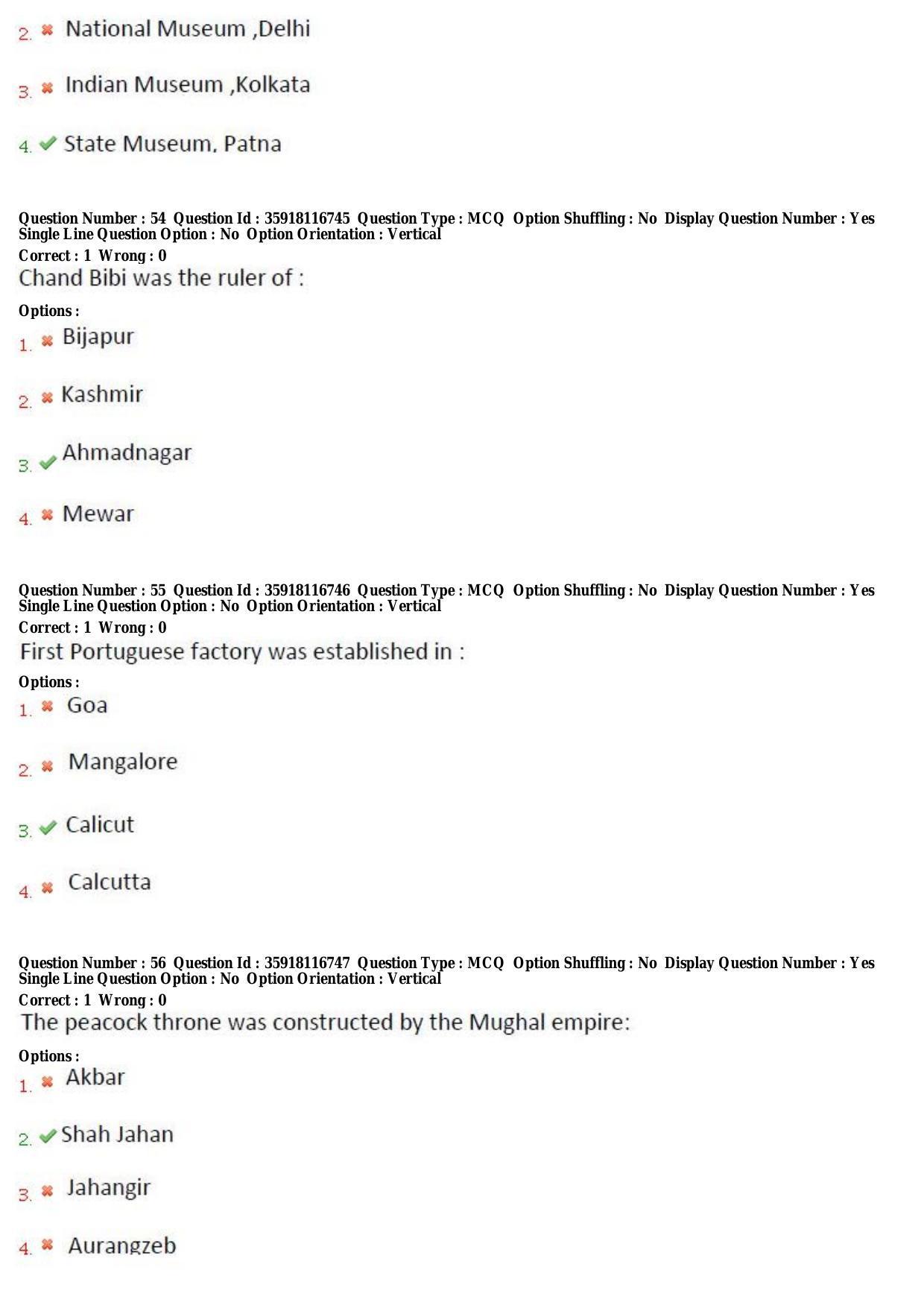 TS CPGET 2018 PGD in Museology (Shift 3) Question Paper with Answer Key - Page 18