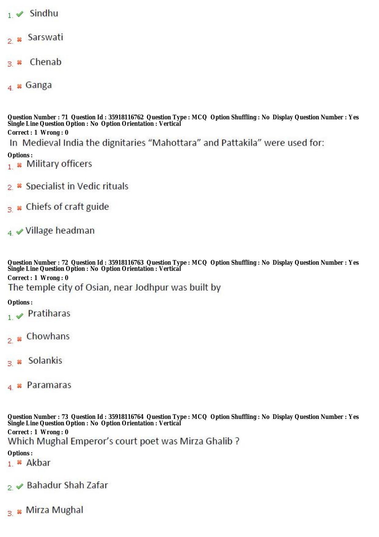 TS CPGET 2018 PGD in Museology (Shift 3) Question Paper with Answer Key - Page 23