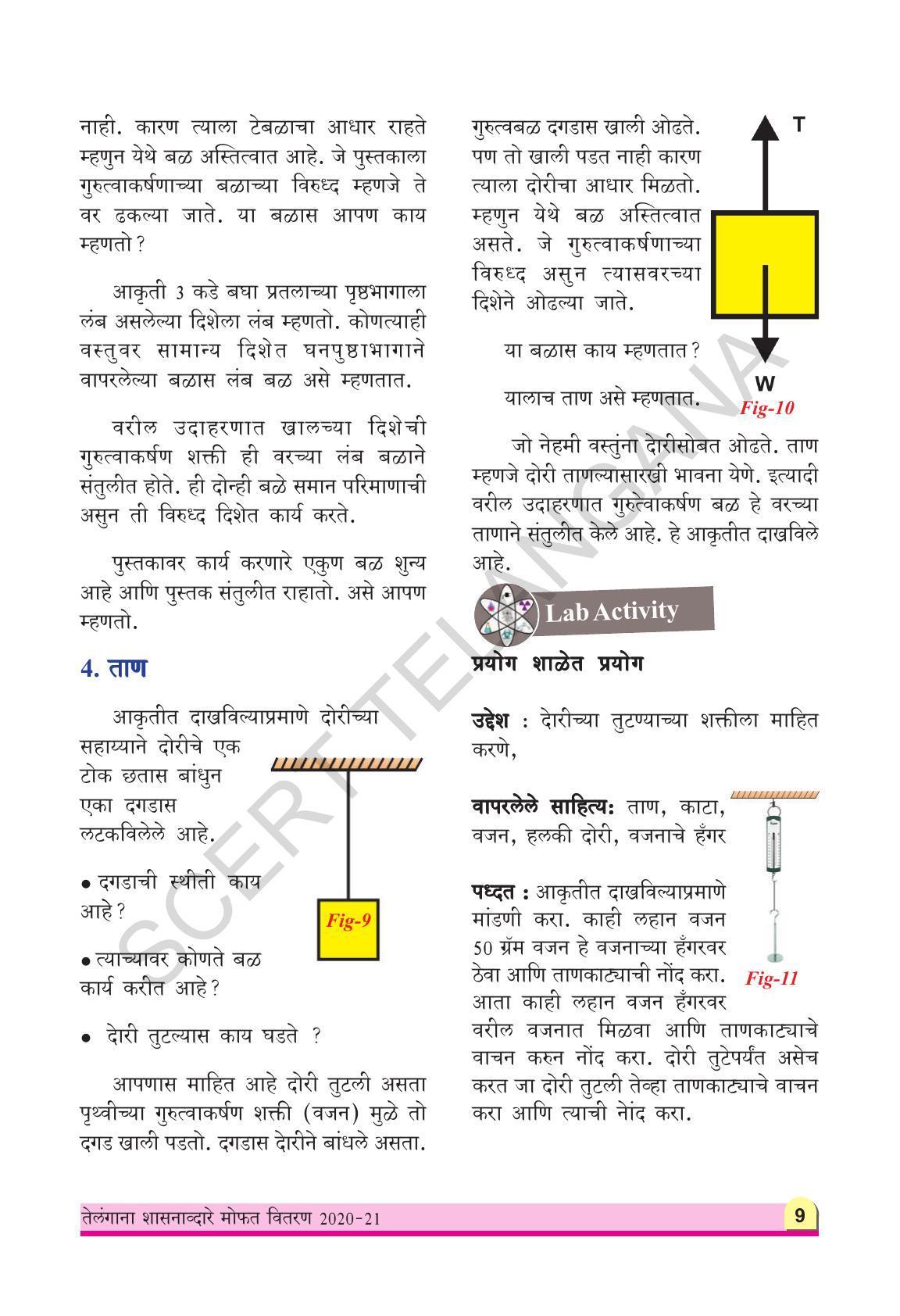 TS SCERT Class 8 Physical Science (Marathi Medium) Text Book - Page 21