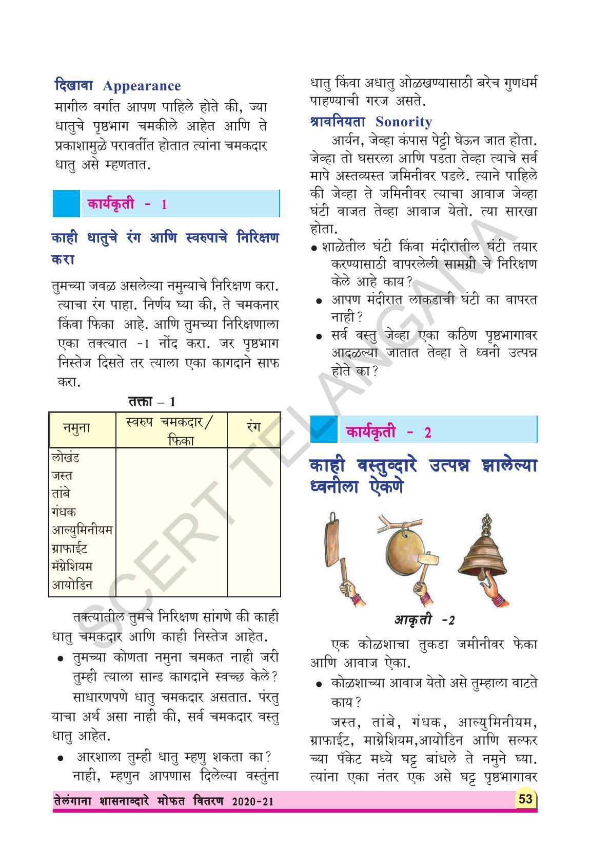 TS SCERT Class 8 Physical Science (Marathi Medium) Text Book - Page 65