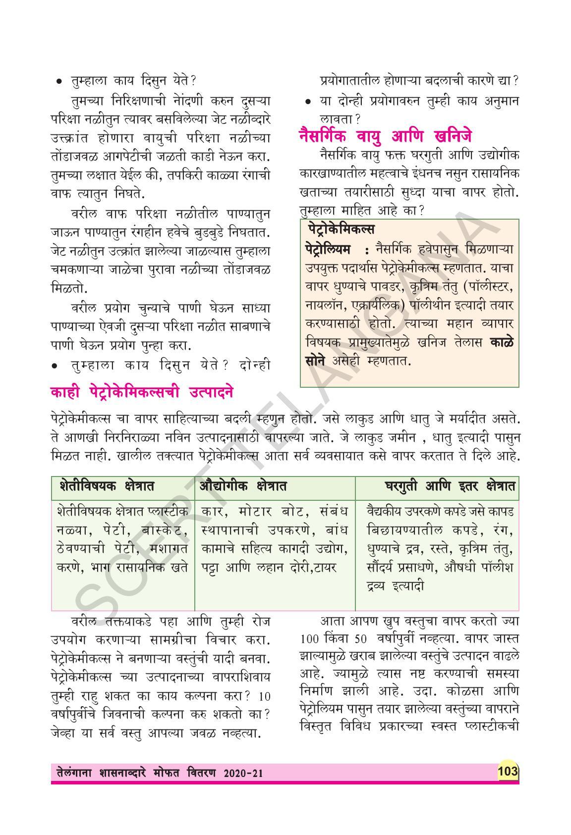 TS SCERT Class 8 Physical Science (Marathi Medium) Text Book - Page 115