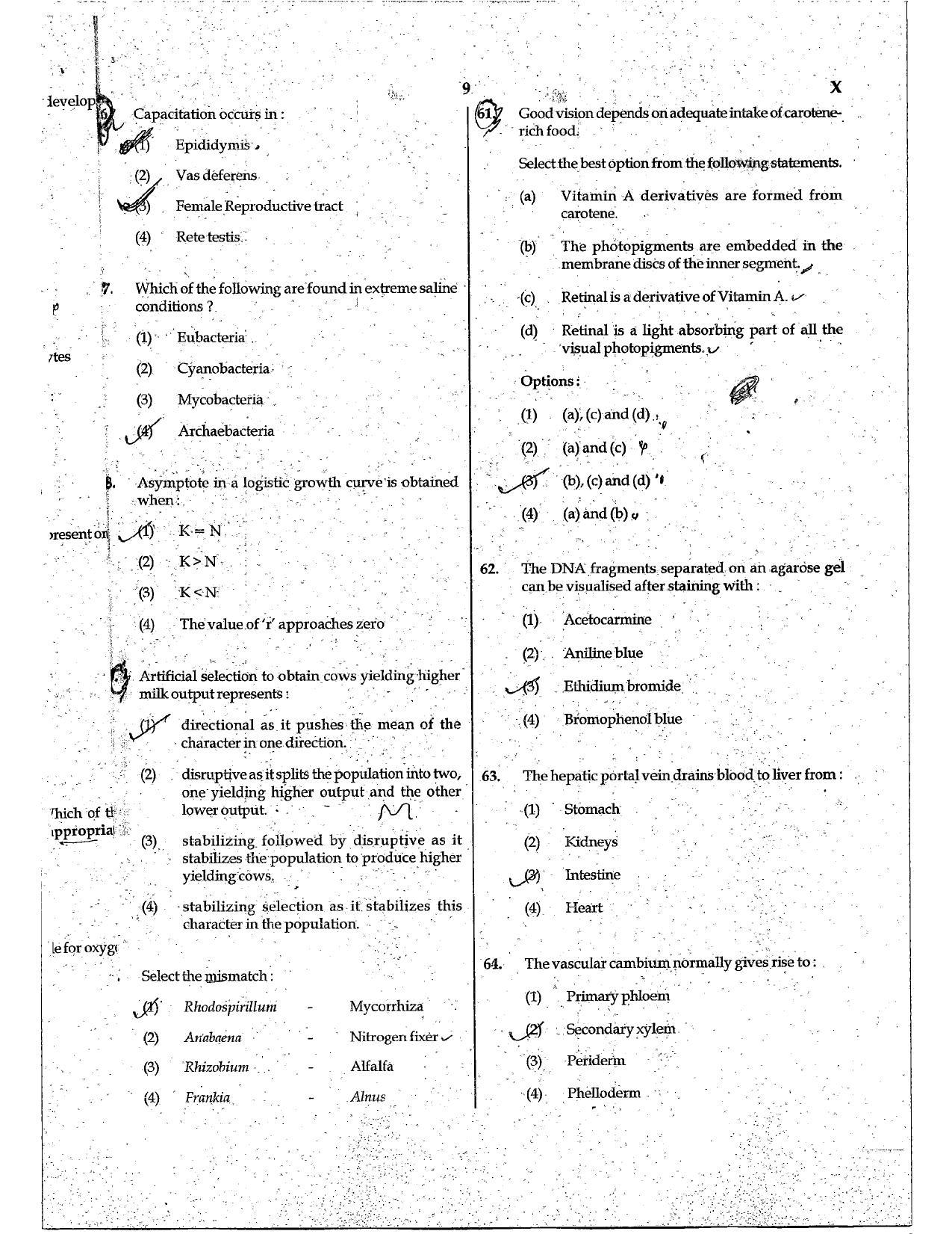 NEET Code X 2017 Question Paper - Page 9