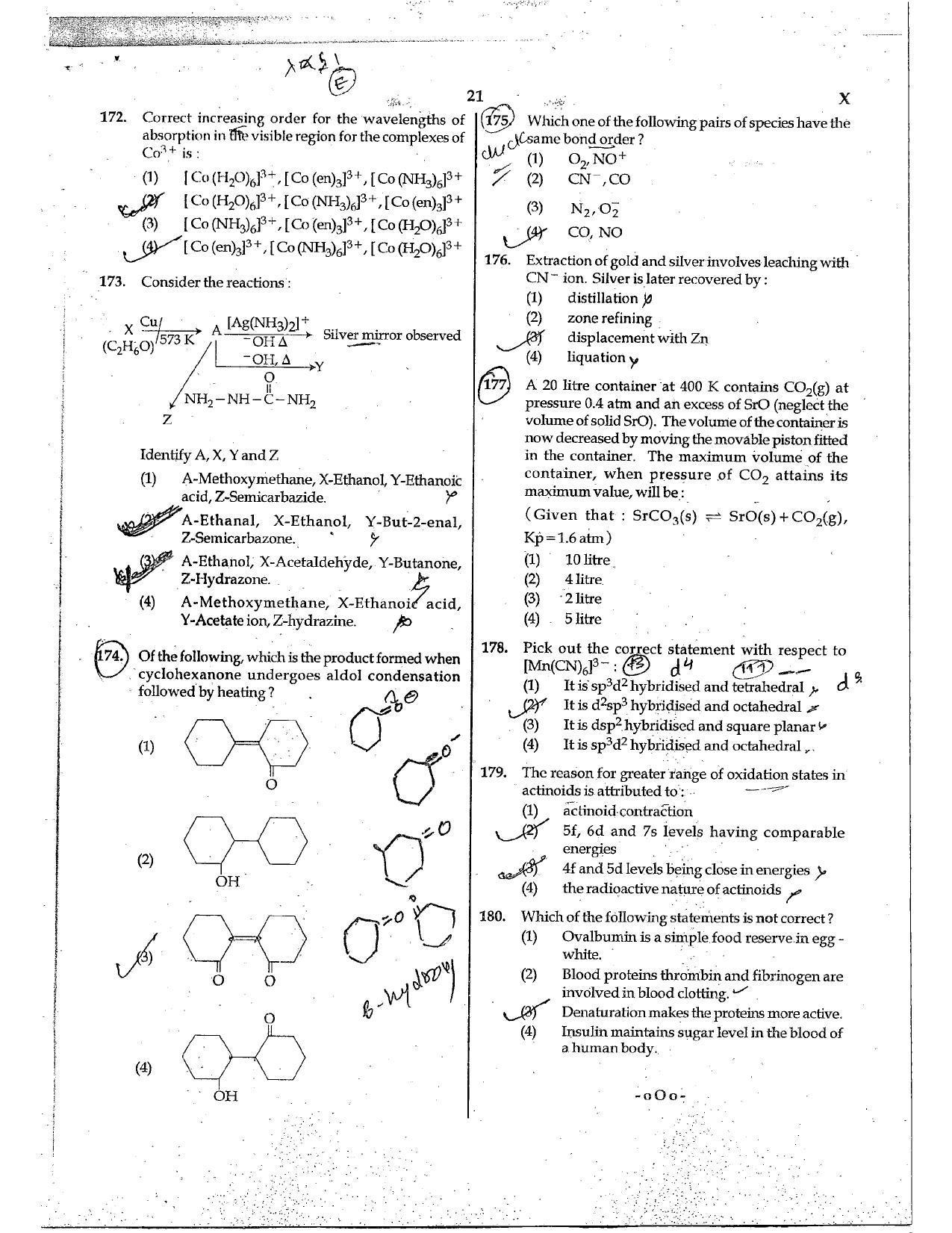 NEET Code X 2017 Question Paper - Page 23