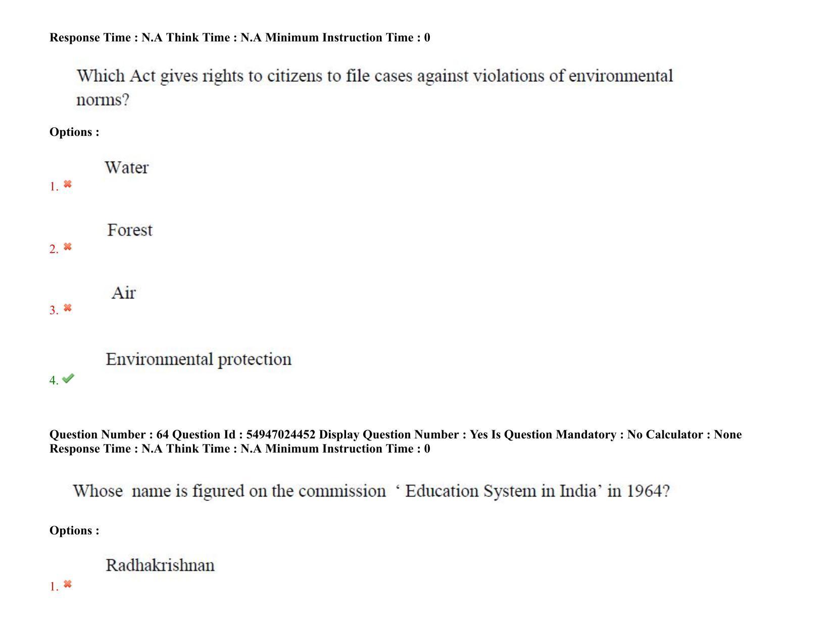 AP RCET 2022: Dr. Ambedkar Studies -  18-10-2022 (Tuesday) Session-I: Question Paper With keys - Page 50
