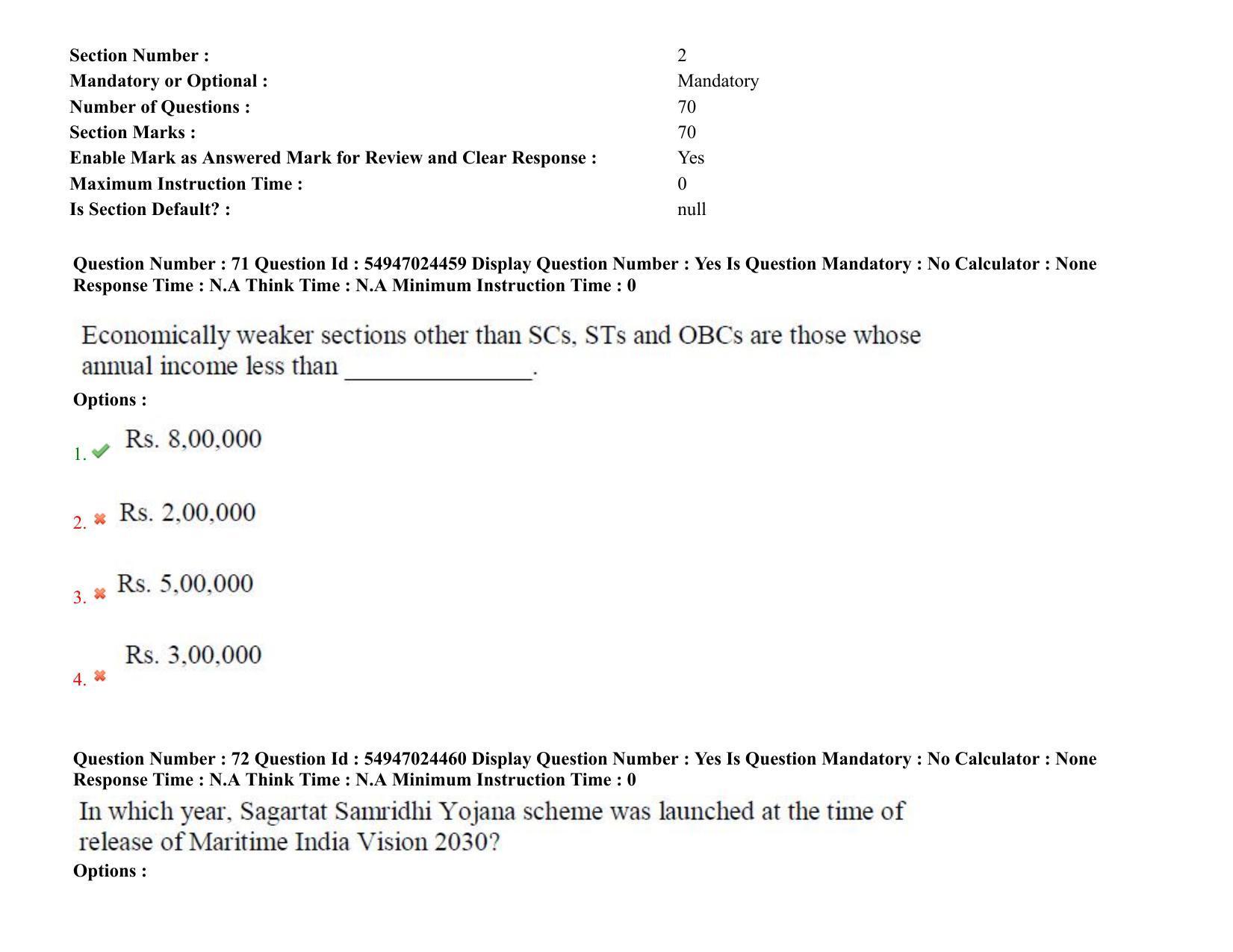AP RCET 2022: Dr. Ambedkar Studies -  18-10-2022 (Tuesday) Session-I: Question Paper With keys - Page 56