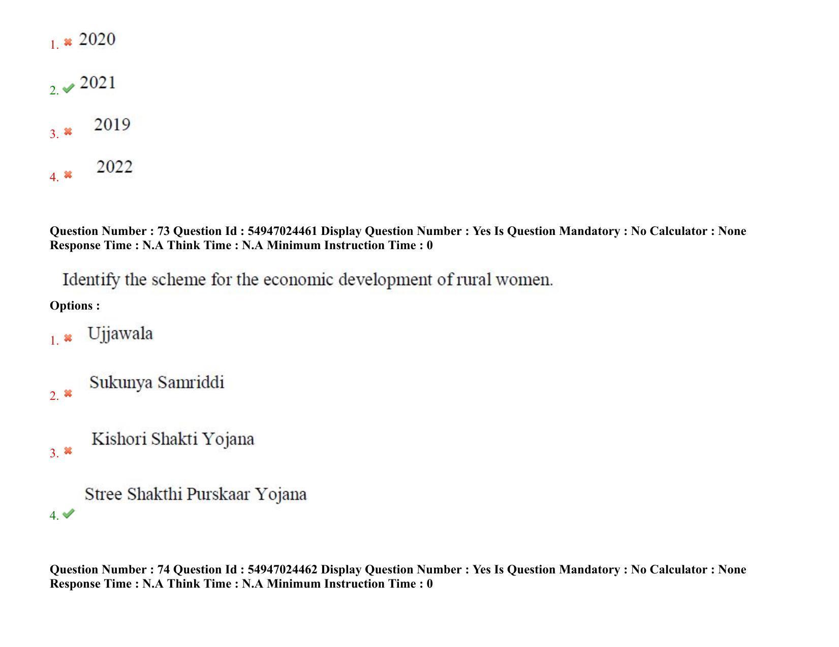 AP RCET 2022: Dr. Ambedkar Studies -  18-10-2022 (Tuesday) Session-I: Question Paper With keys - Page 57