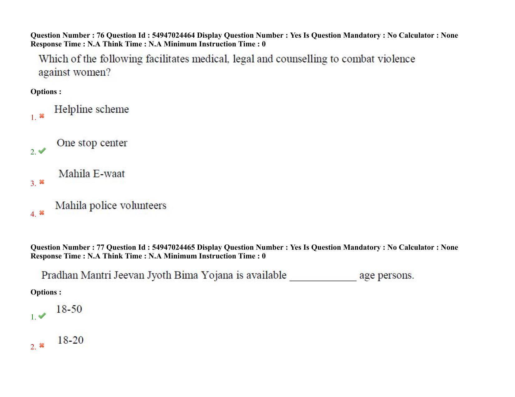 AP RCET 2022: Dr. Ambedkar Studies -  18-10-2022 (Tuesday) Session-I: Question Paper With keys - Page 59