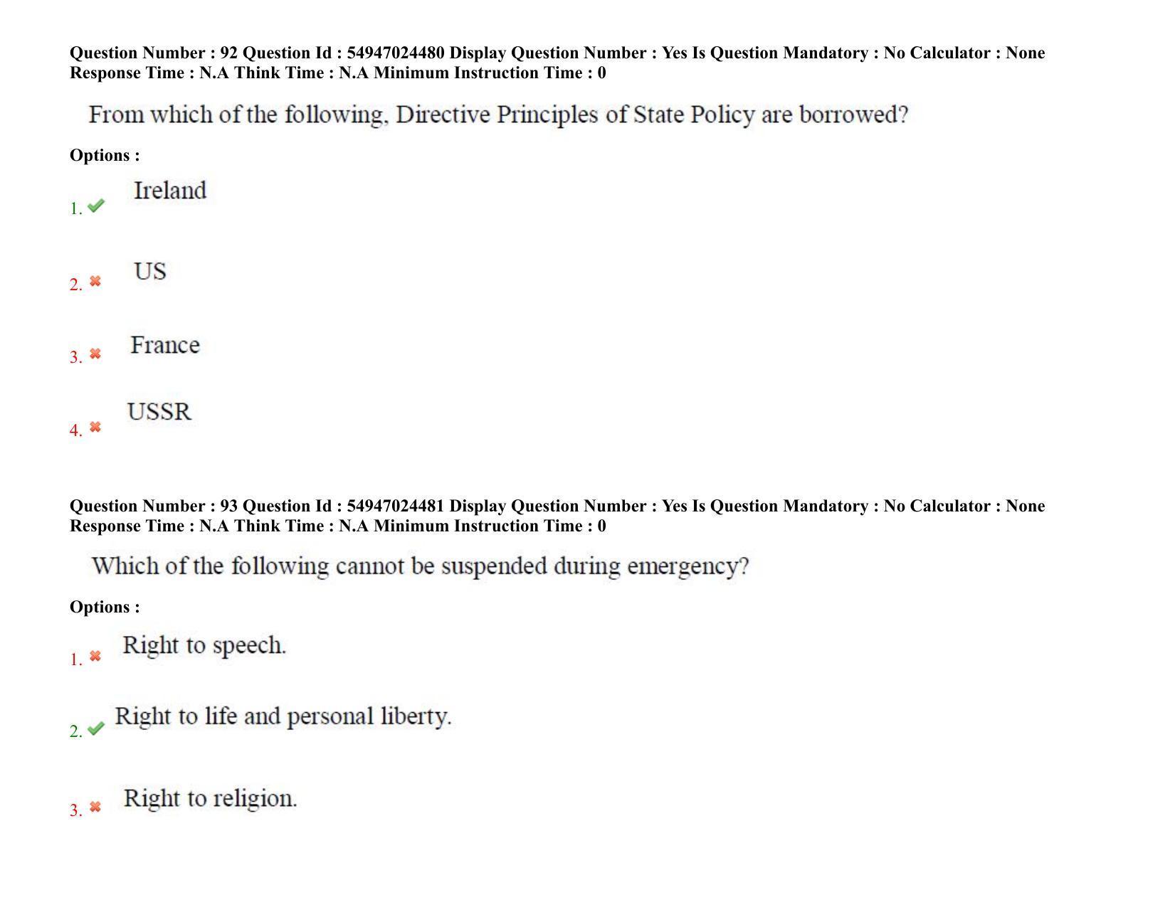 AP RCET 2022: Dr. Ambedkar Studies -  18-10-2022 (Tuesday) Session-I: Question Paper With keys - Page 68