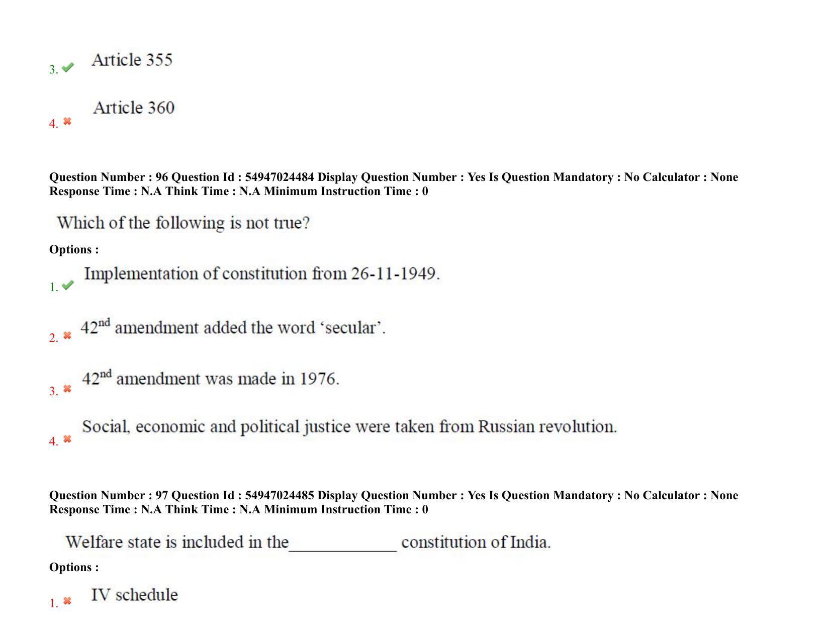 AP RCET 2022: Dr. Ambedkar Studies -  18-10-2022 (Tuesday) Session-I: Question Paper With keys - Page 70
