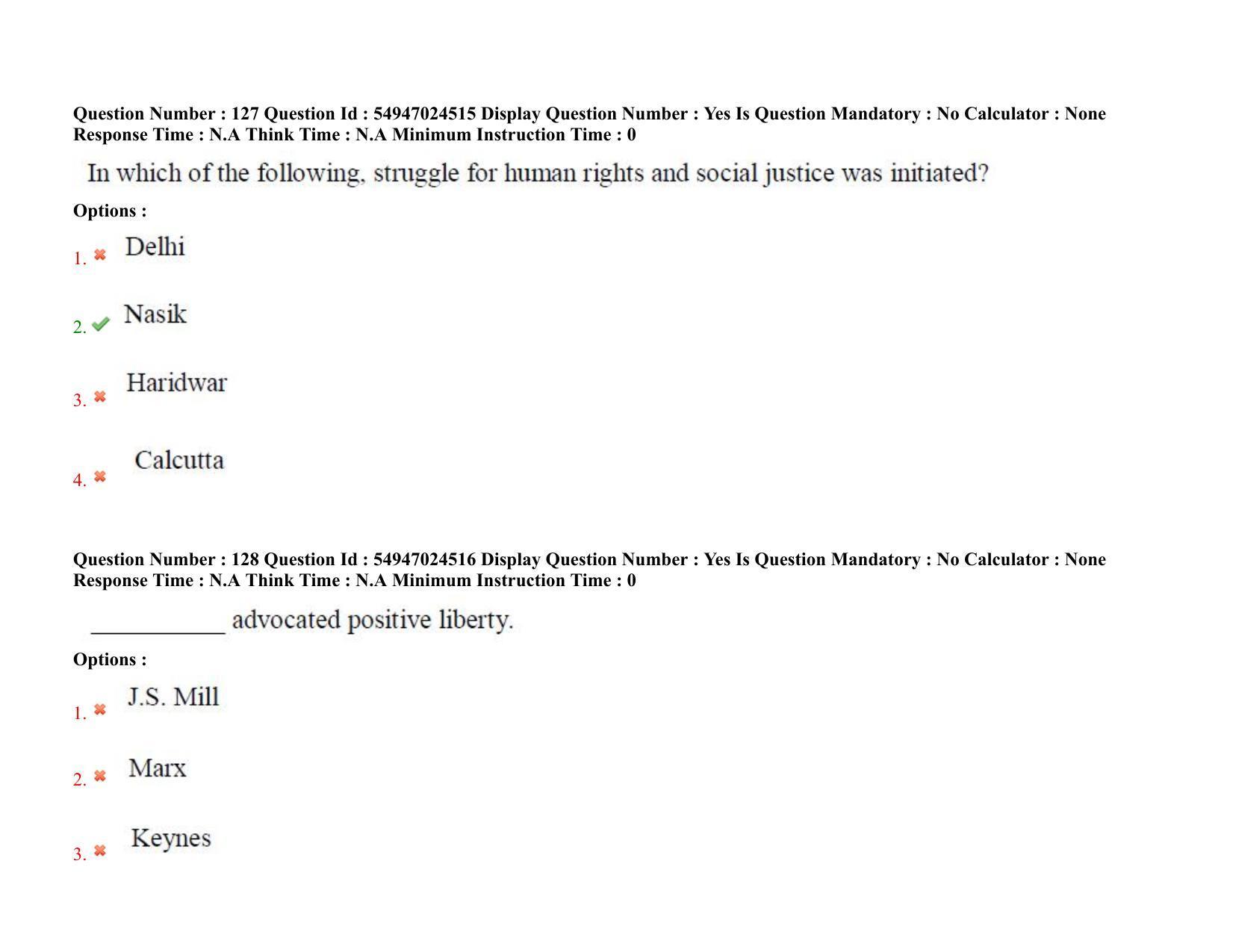 AP RCET 2022: Dr. Ambedkar Studies -  18-10-2022 (Tuesday) Session-I: Question Paper With keys - Page 87