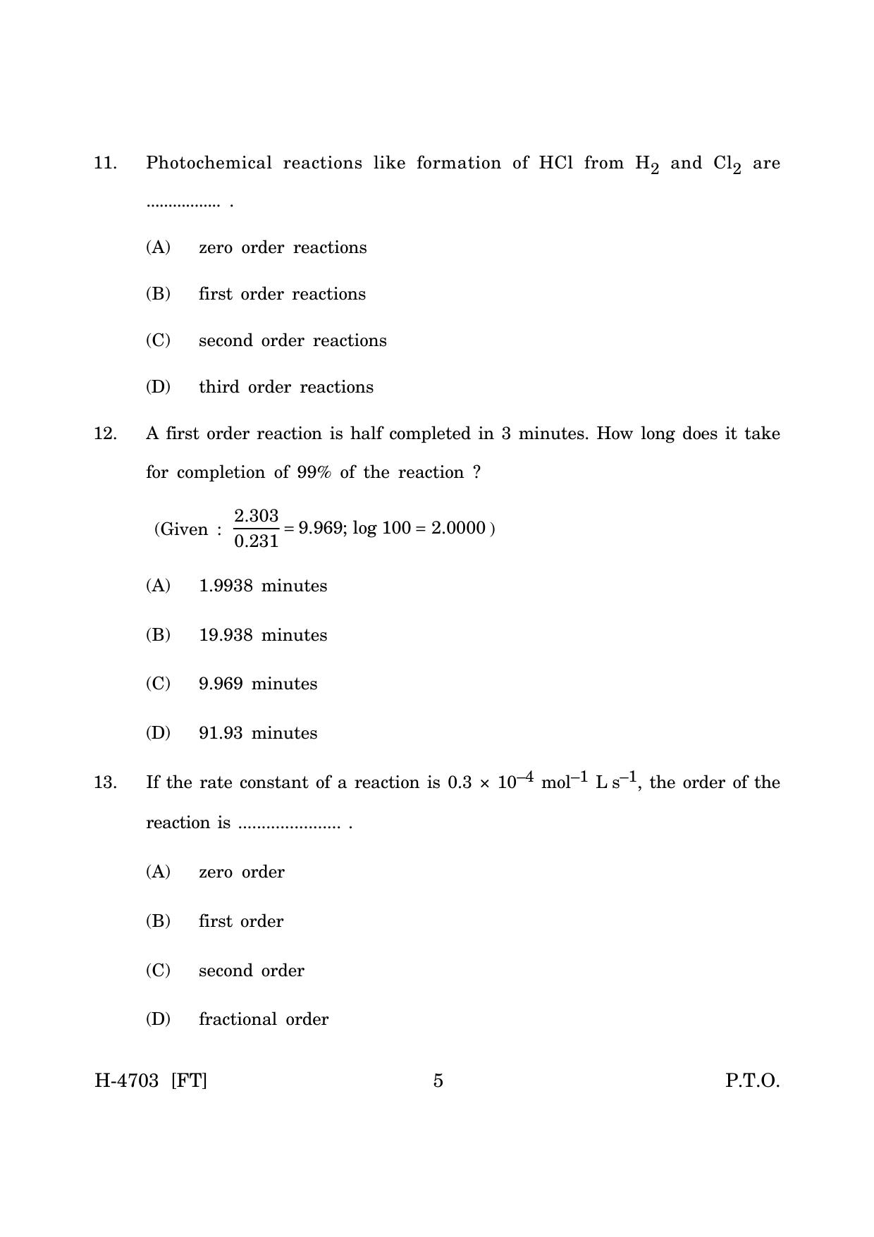 Goa Board Class 12 Chemistry (November 2022) Question Paper - Page 5