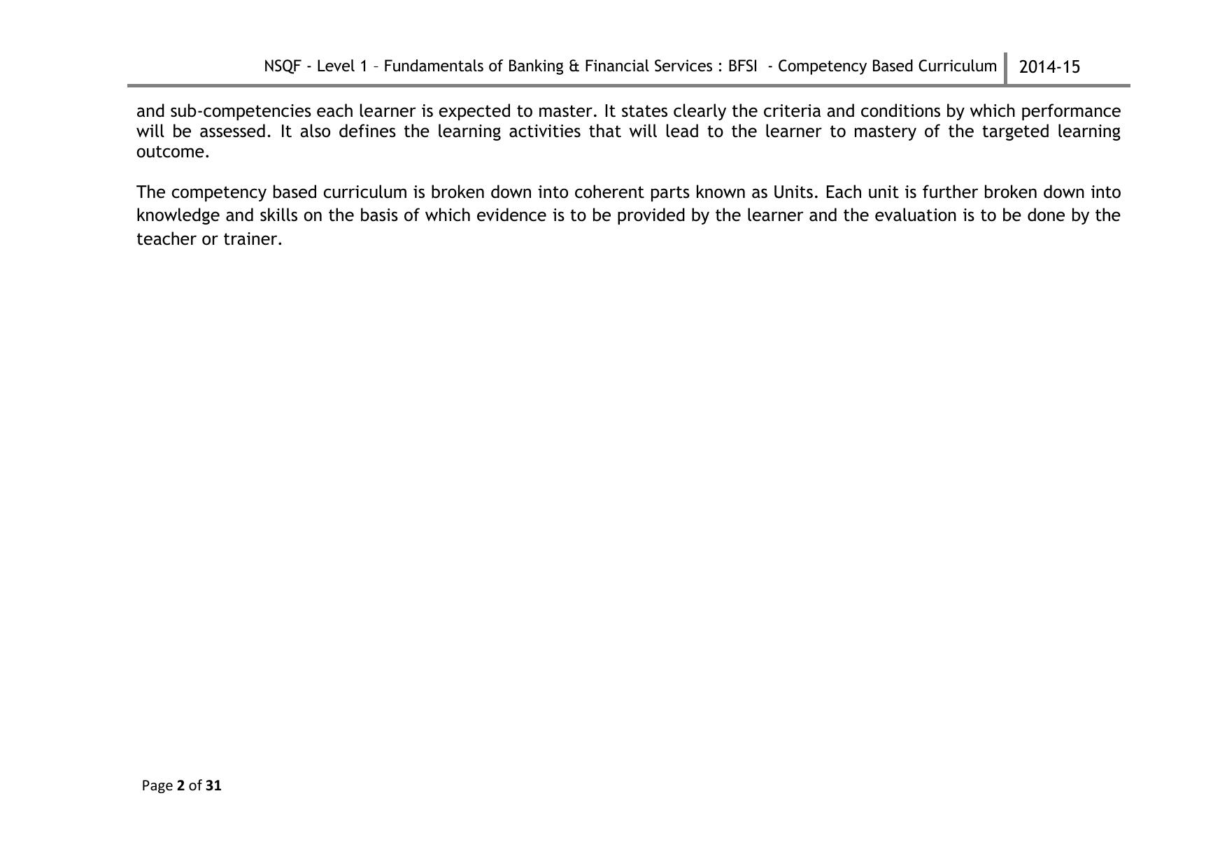 Maharashtra SSC Fundamentals of Banking & Financial Services Syllabus - Page 5