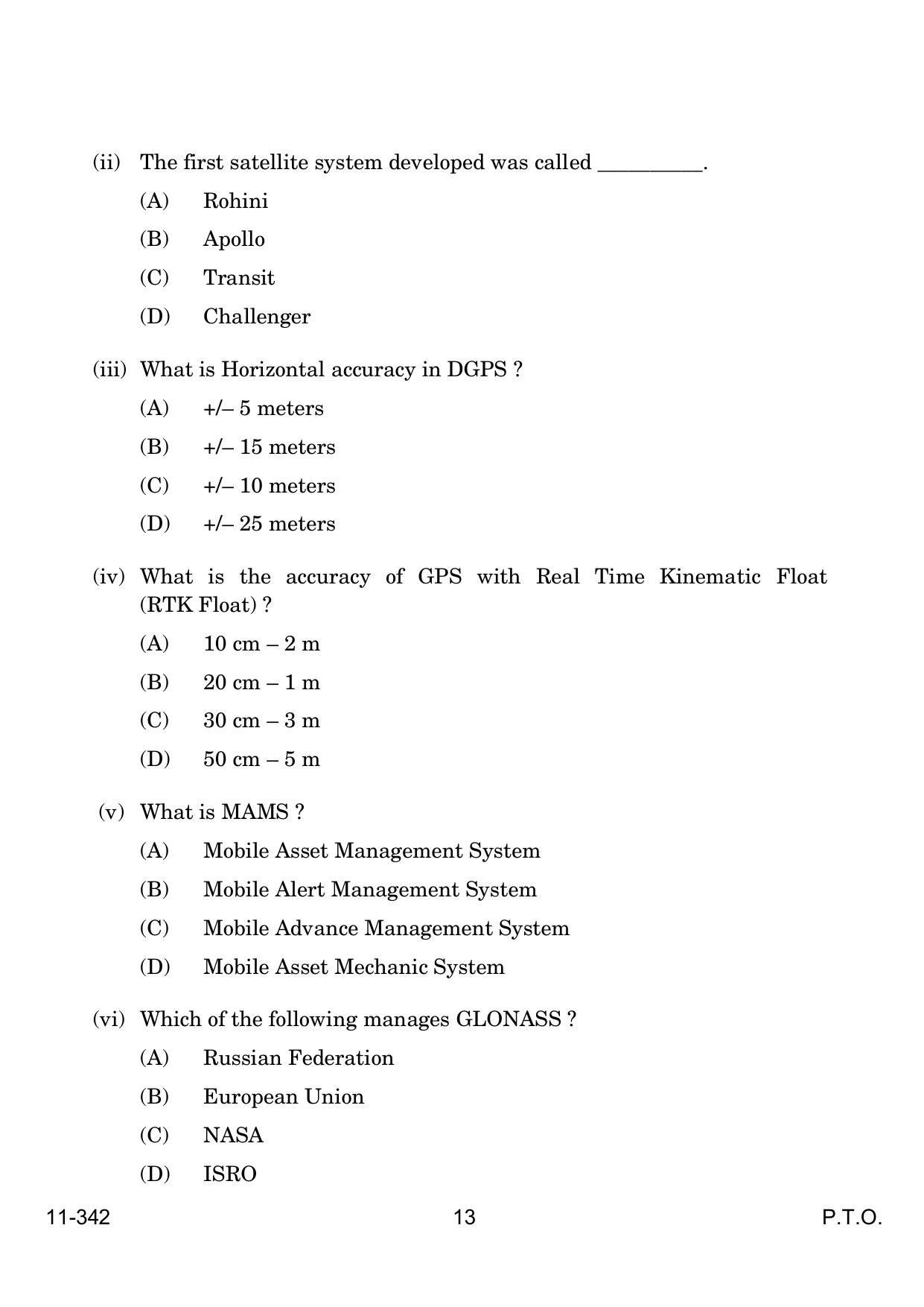 CBSE Class 12 Geospatial Technology 2024 Question Paper - Page 13