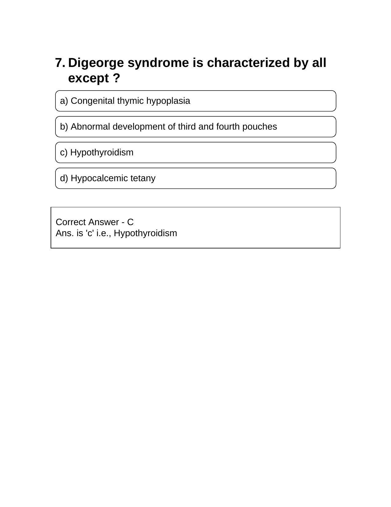 NEET PG 2016 Question Paper - Page 7