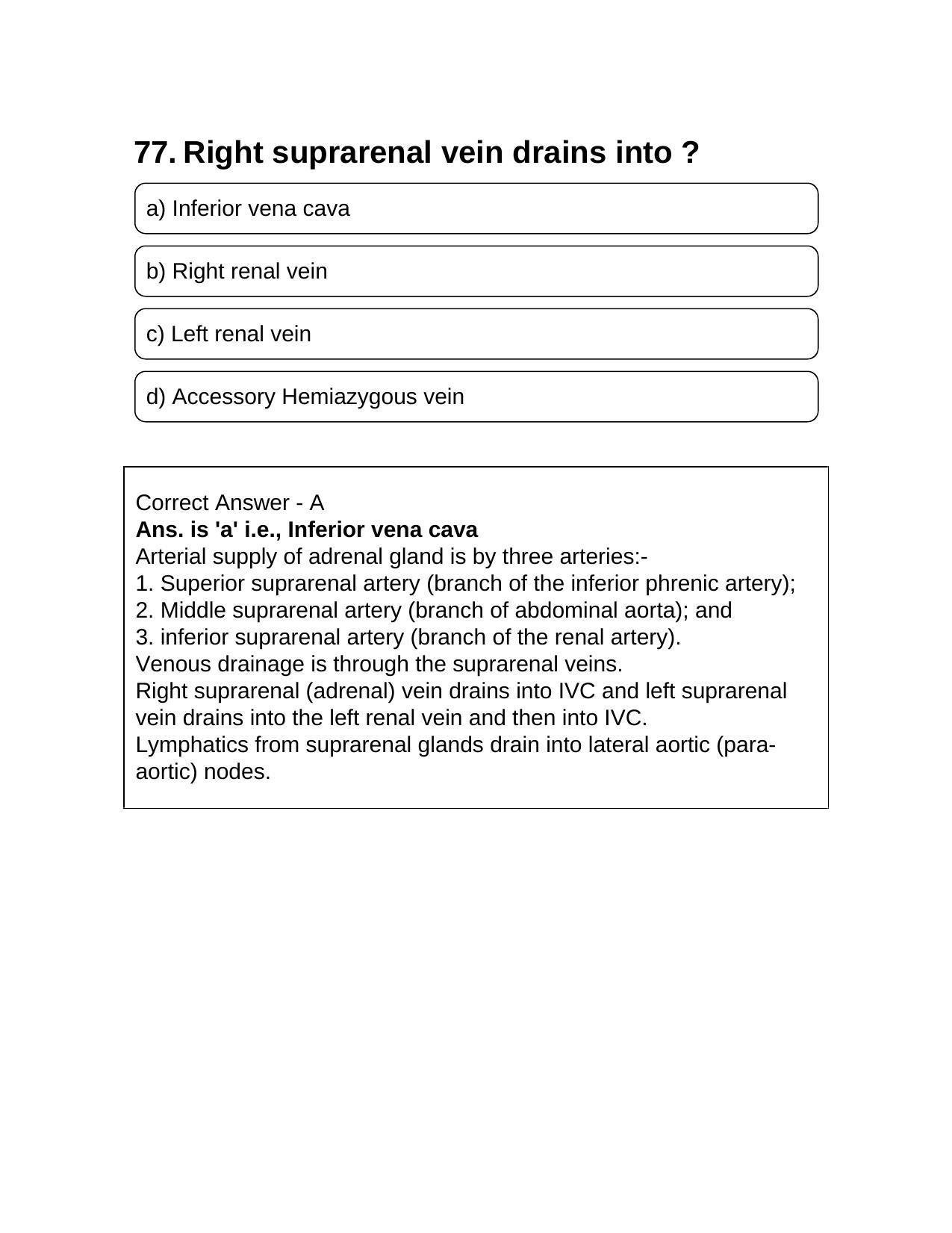NEET PG 2016 Question Paper - Page 81