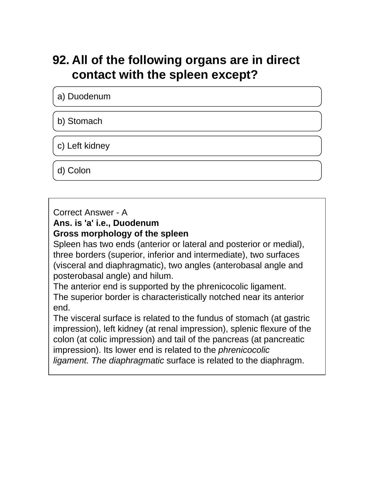 NEET PG 2016 Question Paper - Page 96