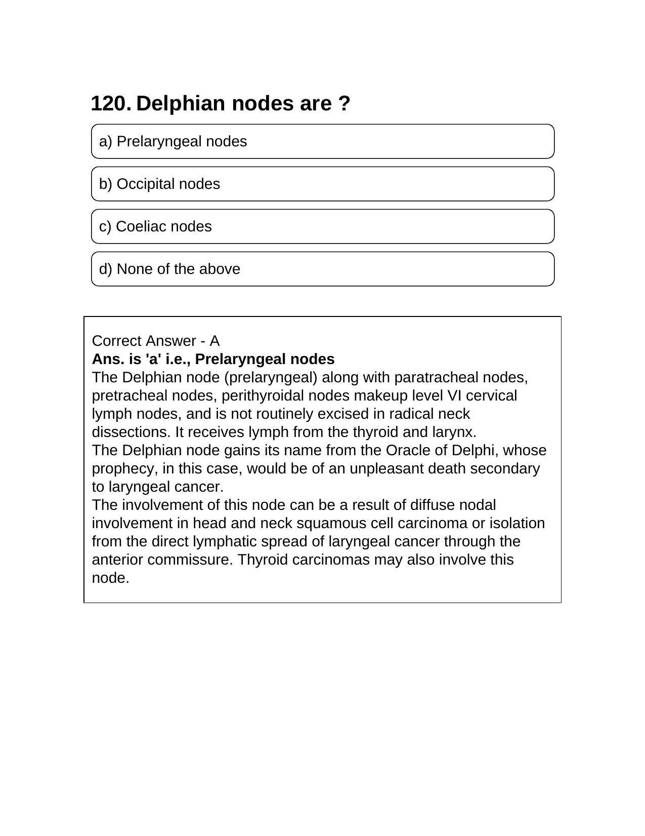 NEET PG 2016 Question Paper - Page 125