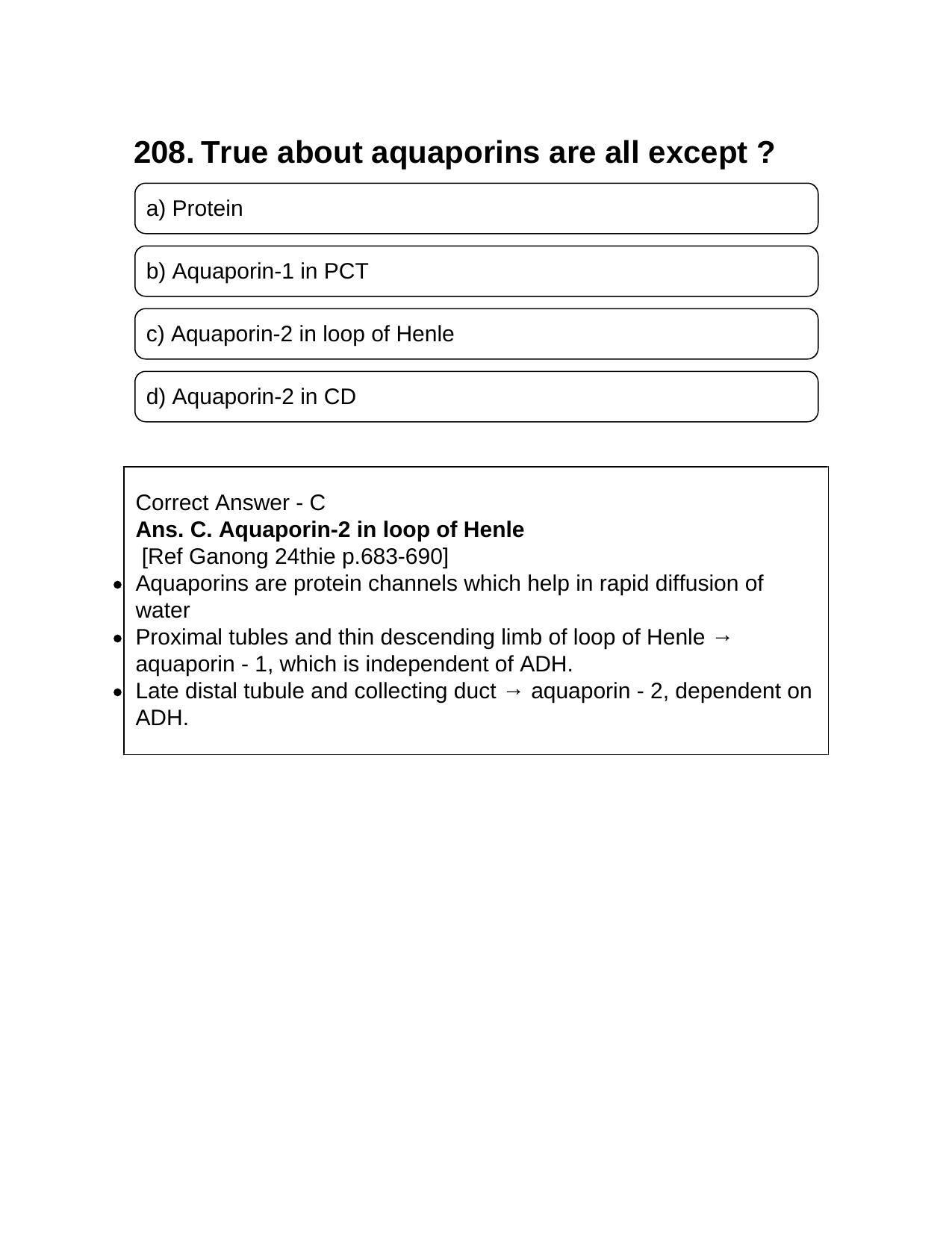 NEET PG 2016 Question Paper - Page 218
